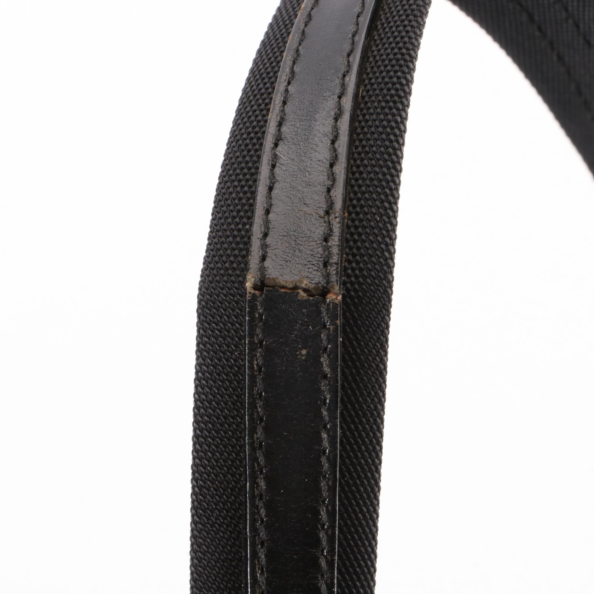 Gucci Mini Tote Bag in Nylon with Leather Trim