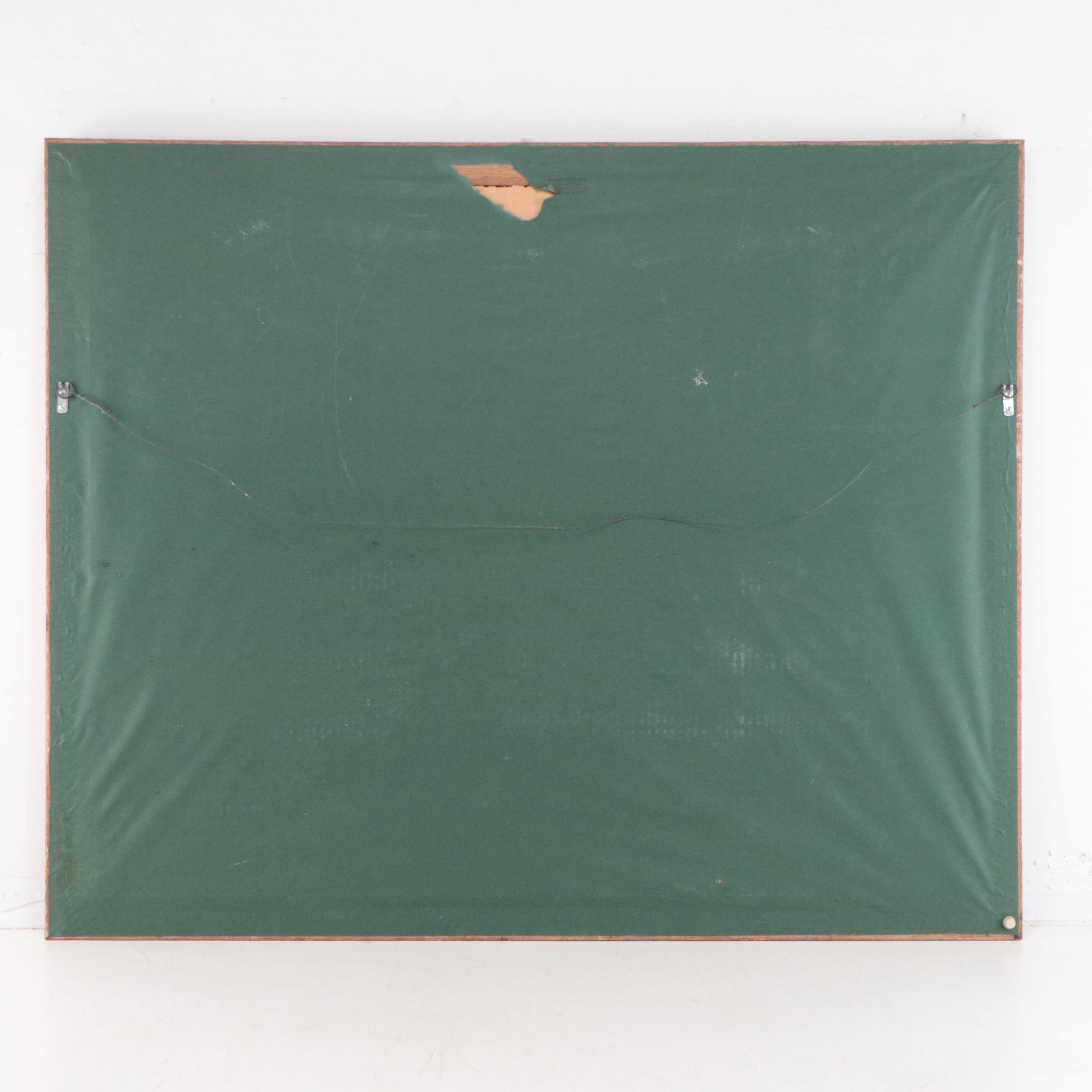 Francis Clark Brown Landscape Watercolor Painting