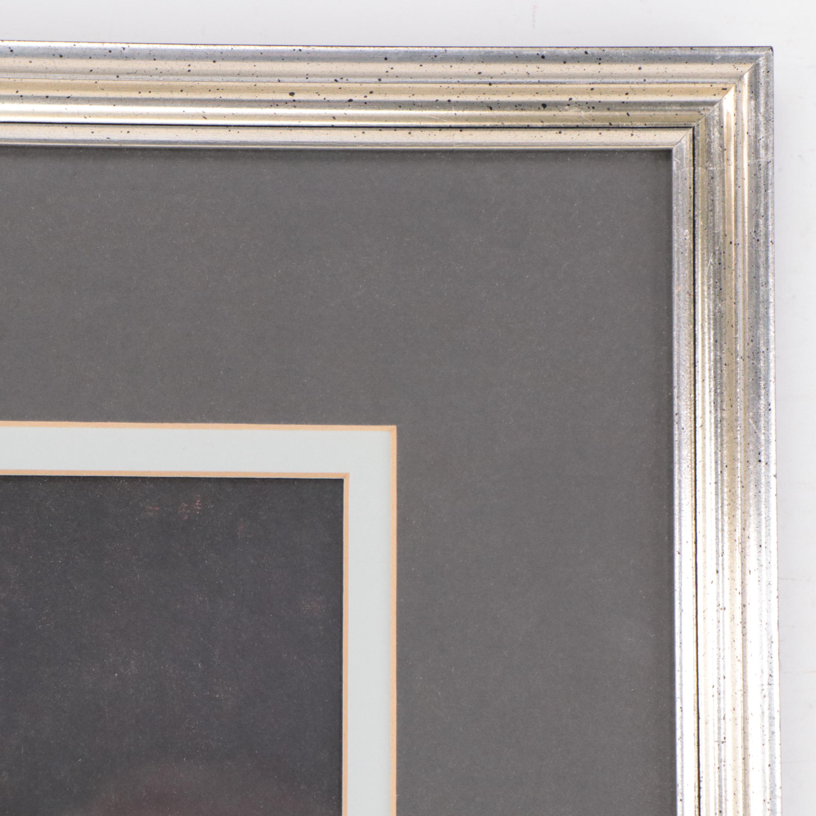 Still Life Offset Lithograph After Édouard Manet "White Lilacs in a Glass Vase"