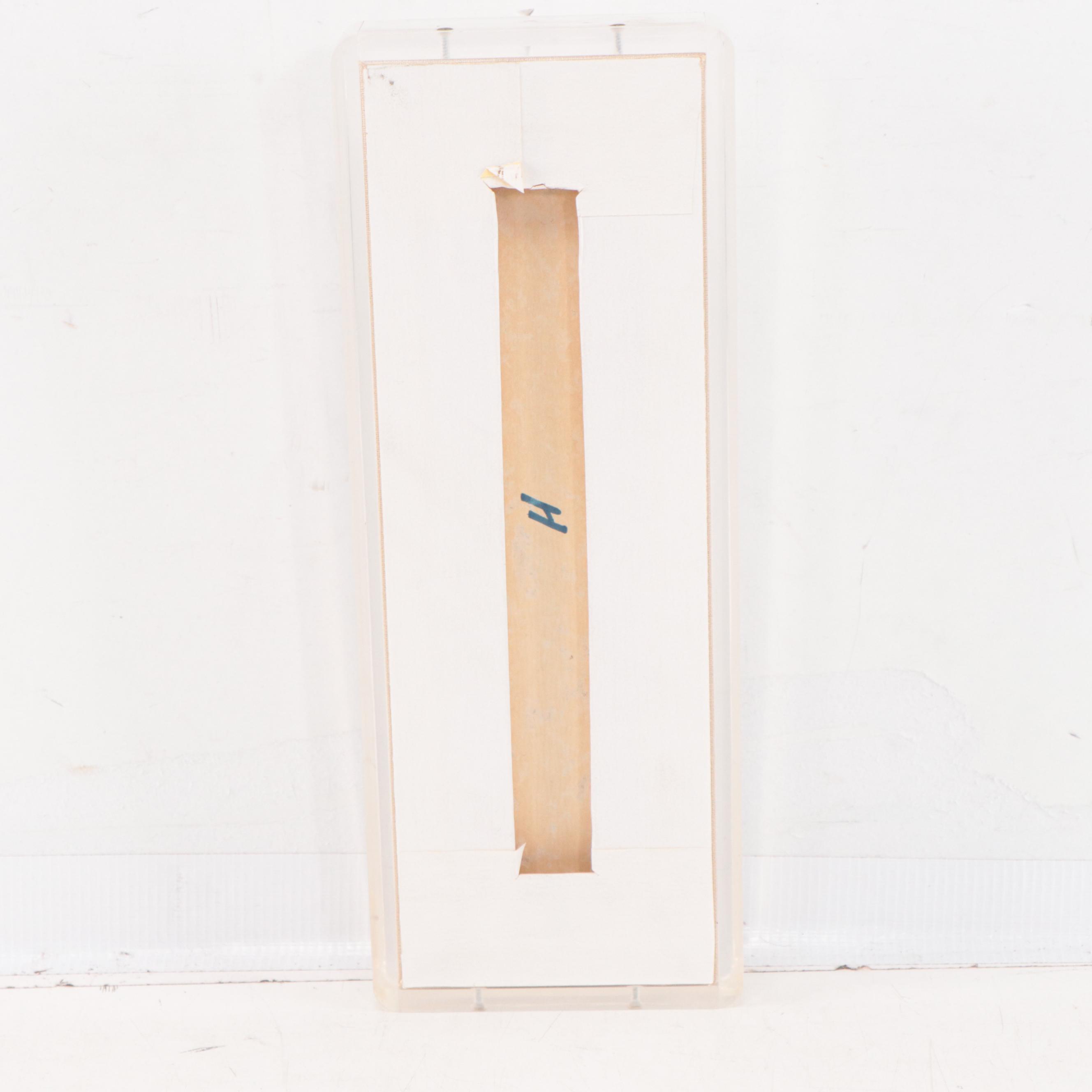 Native American Plains Beadwork Sample in Frame