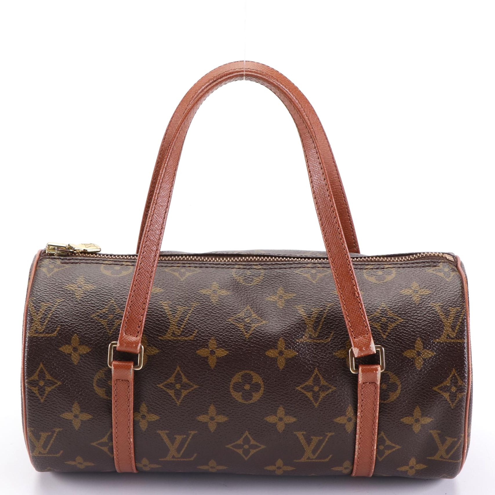 Louis Vuitton Papillon Bag in Monogram Canvas and Leather