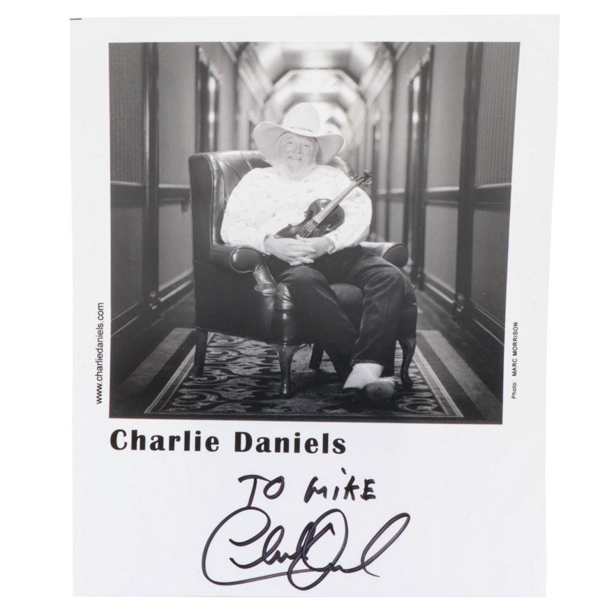 Charlie Daniels Signed Giclée Print