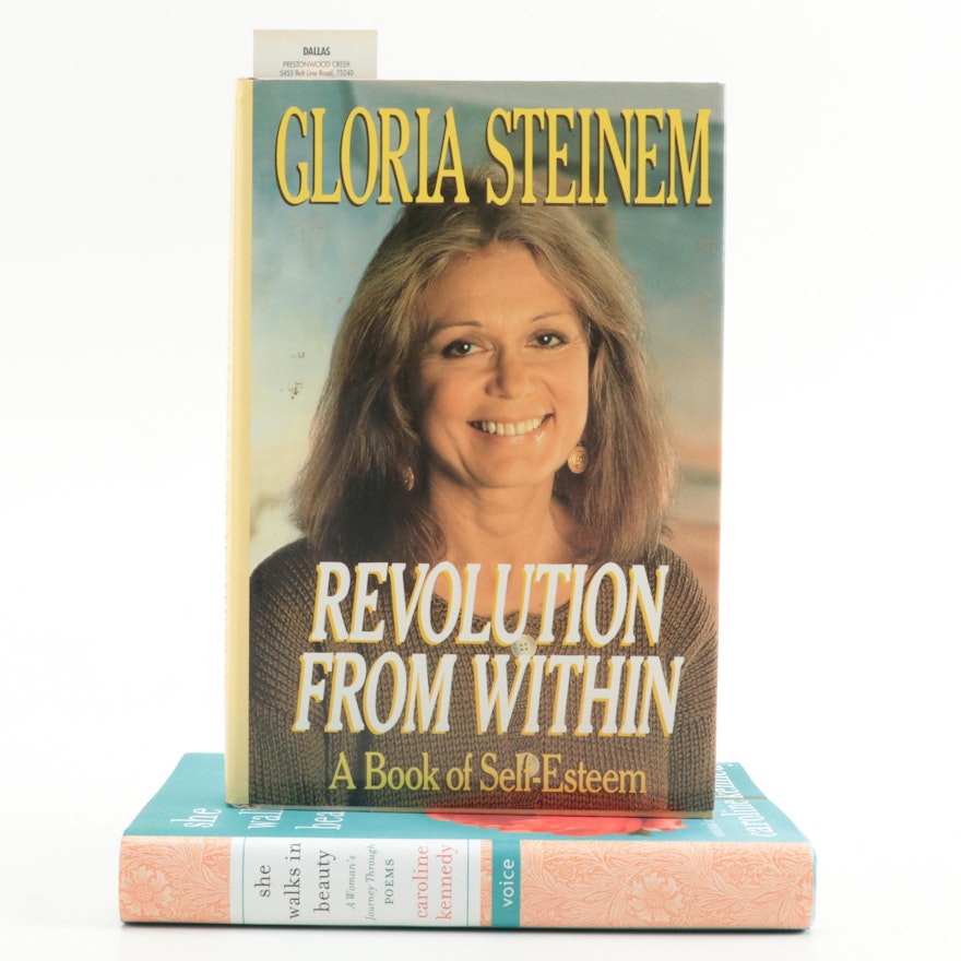 Signed First Edition "Revolution From Within" by Gloria Steinem and More