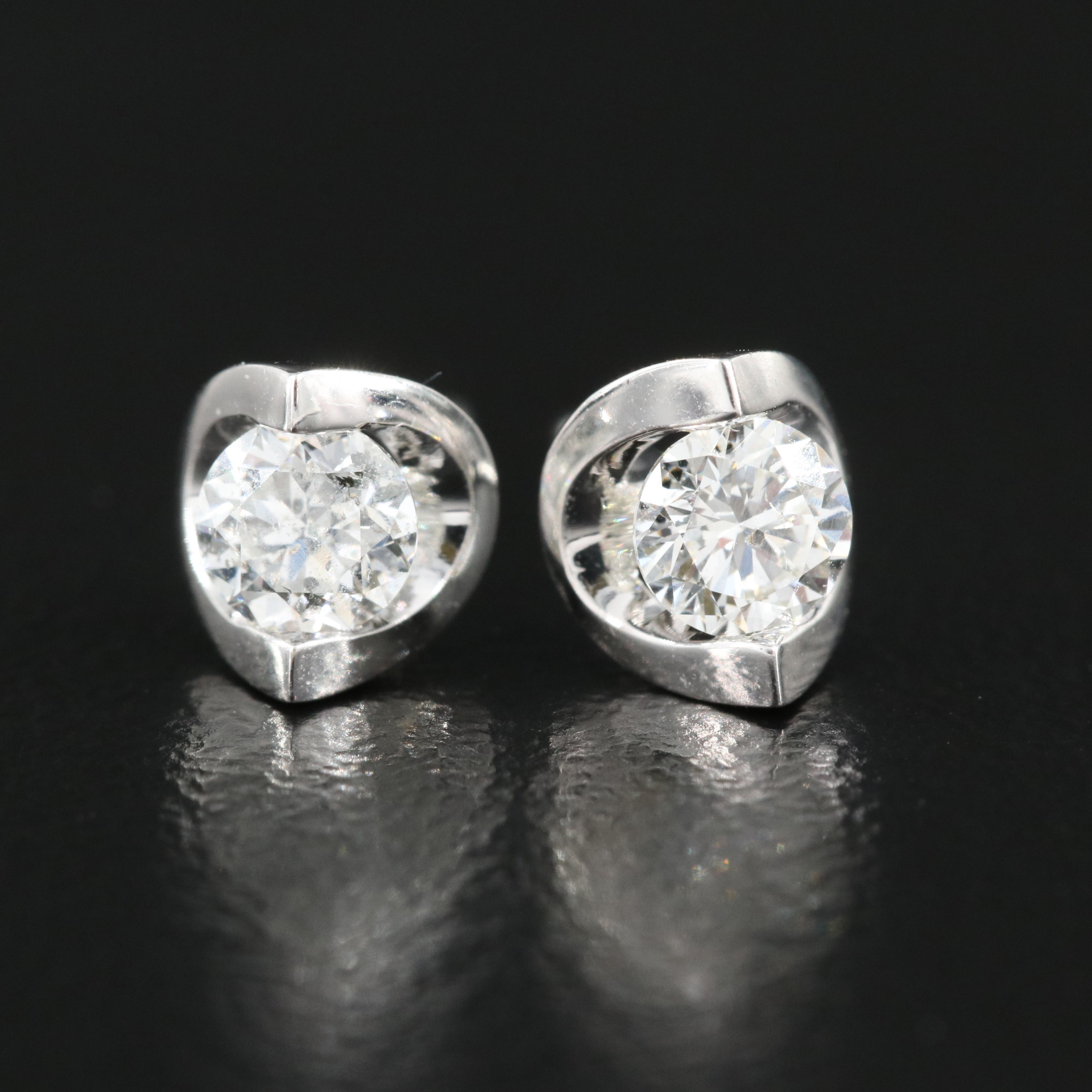 14K 0.37 CTW Diamond Stud Earrings