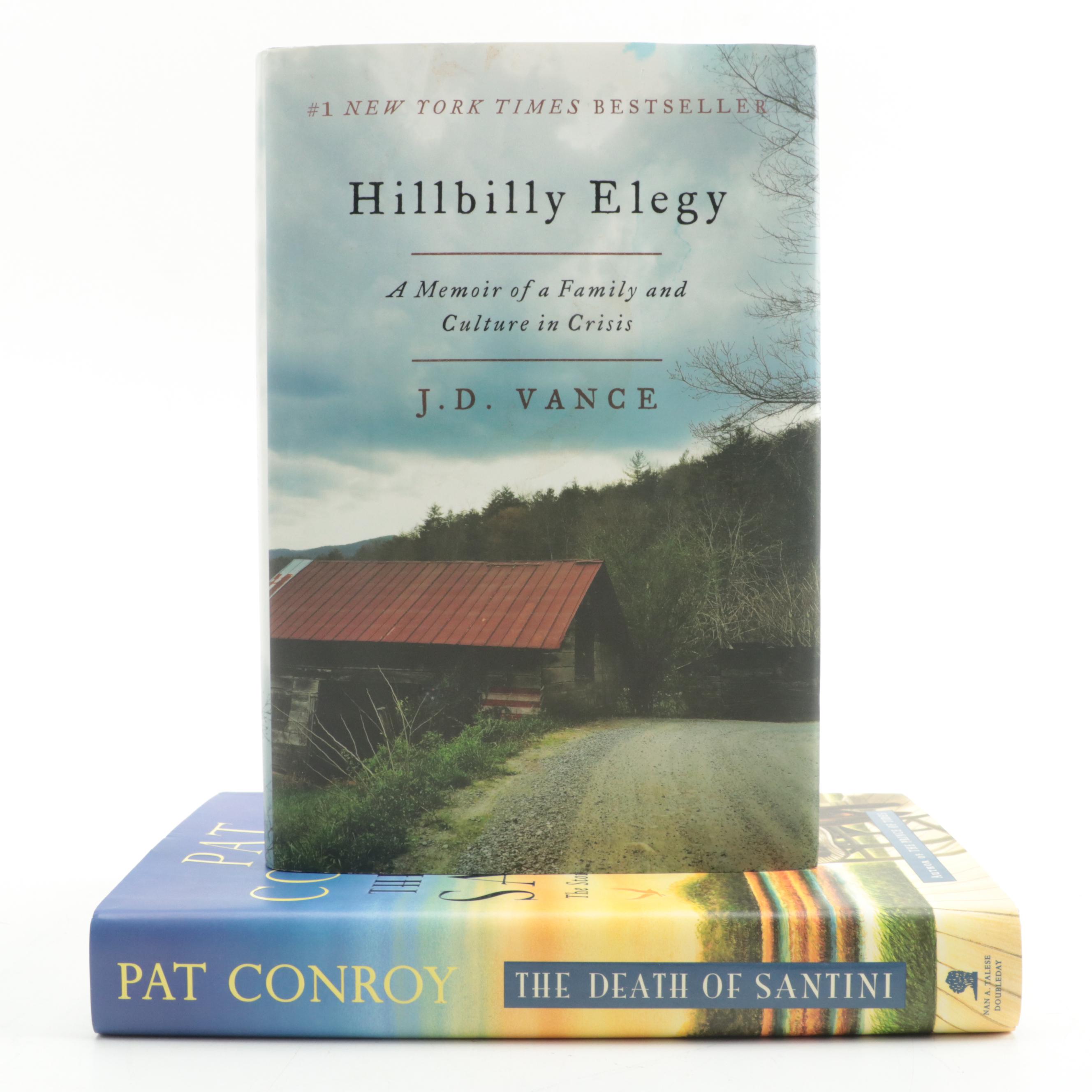 Signed First Edition "Hillbilly Elegy" by J. D. Vance and More