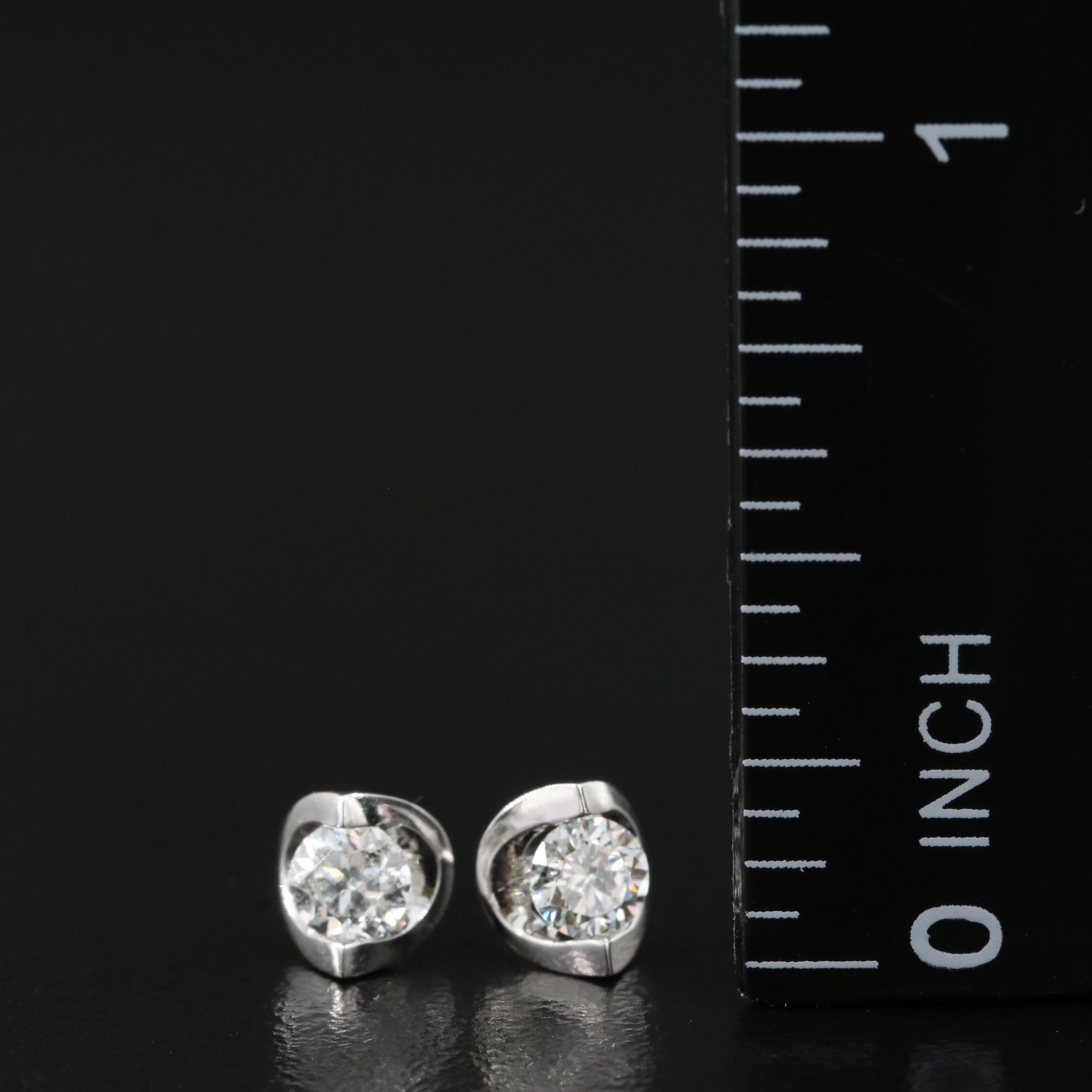 14K 0.37 CTW Diamond Stud Earrings