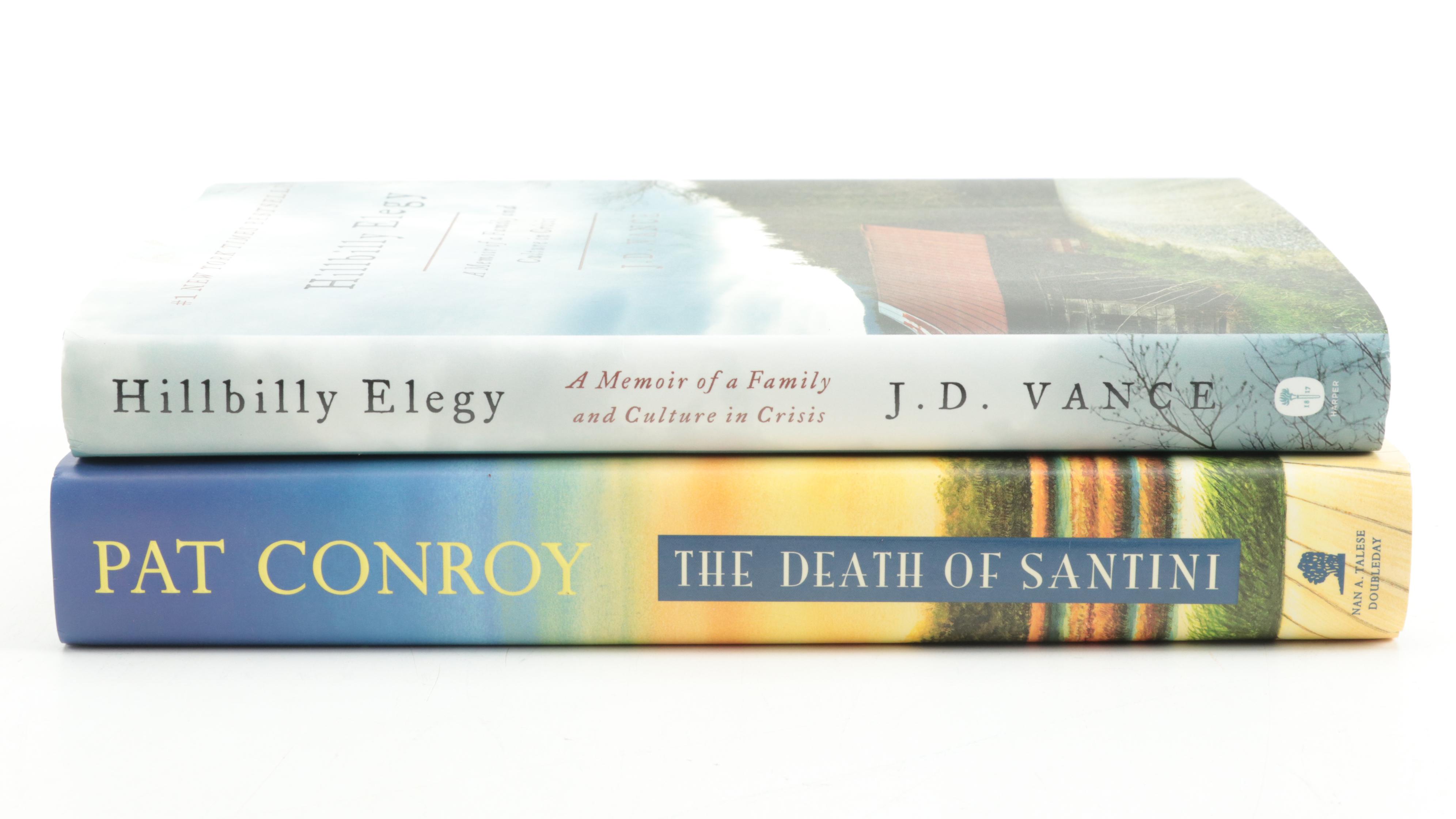 Signed First Edition "Hillbilly Elegy" by J. D. Vance and More