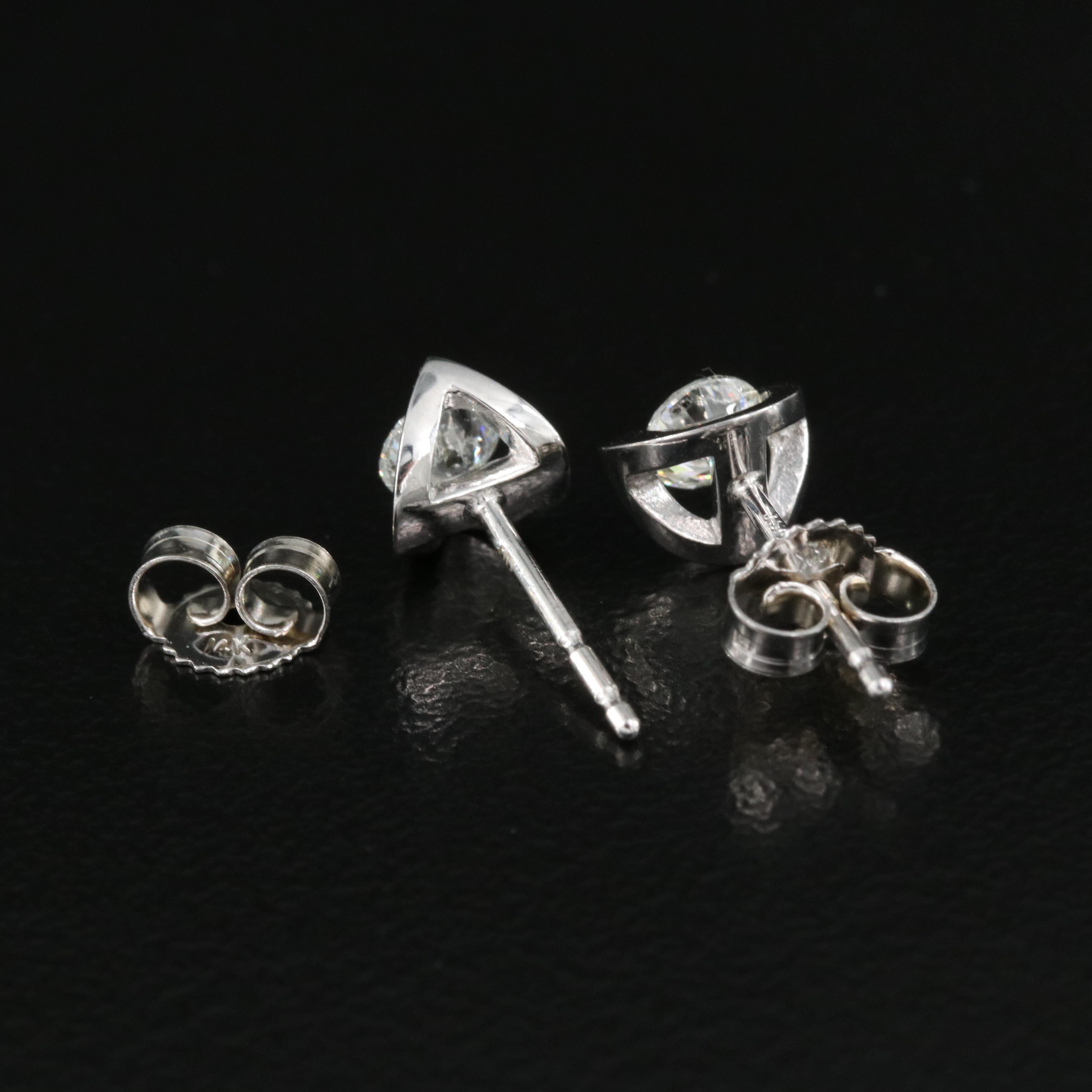 14K 0.37 CTW Diamond Stud Earrings