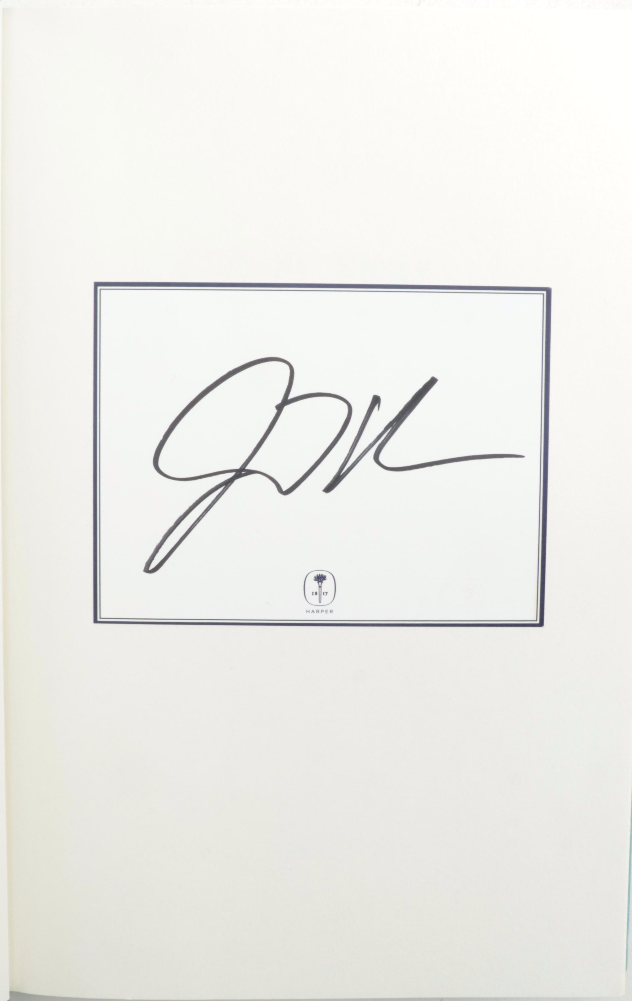 Signed First Edition "Hillbilly Elegy" by J. D. Vance and More