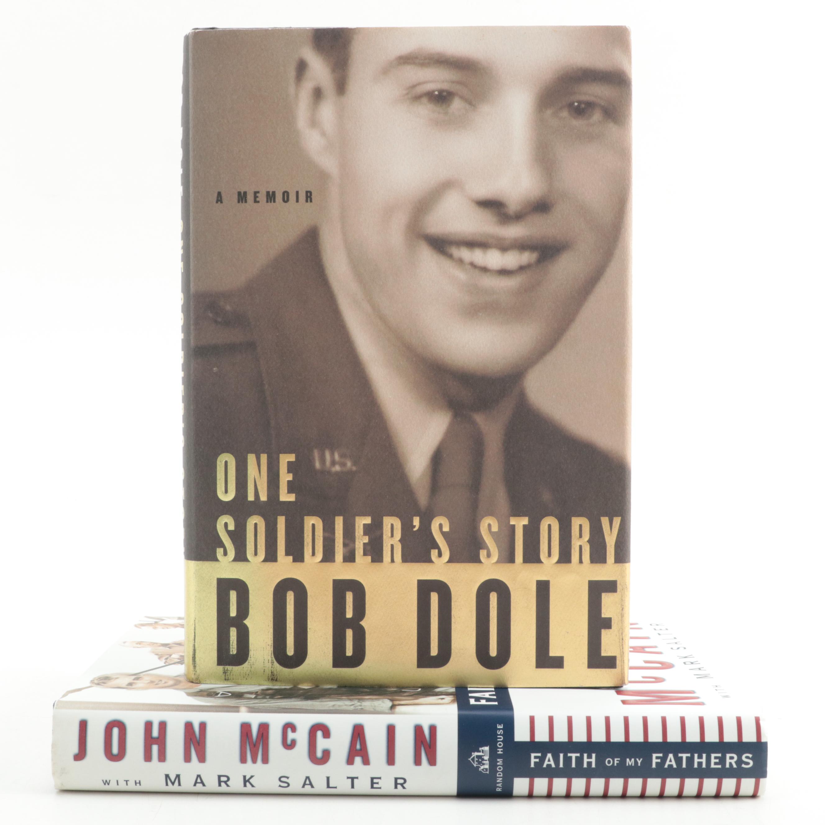 Signed First Edition "One Soldier's Story" by Bob Dole, 2005