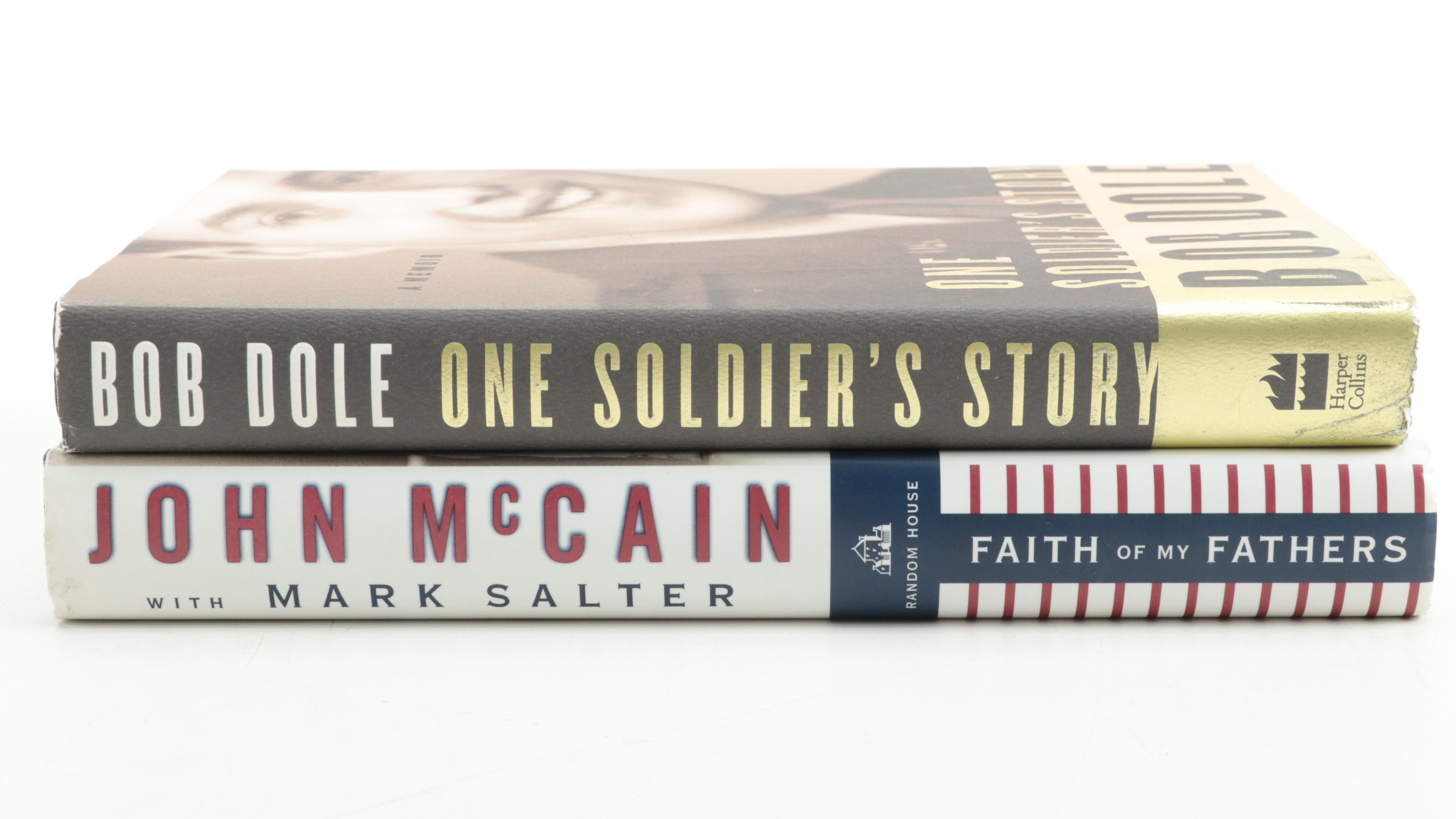 Signed First Edition "One Soldier's Story" by Bob Dole, 2005