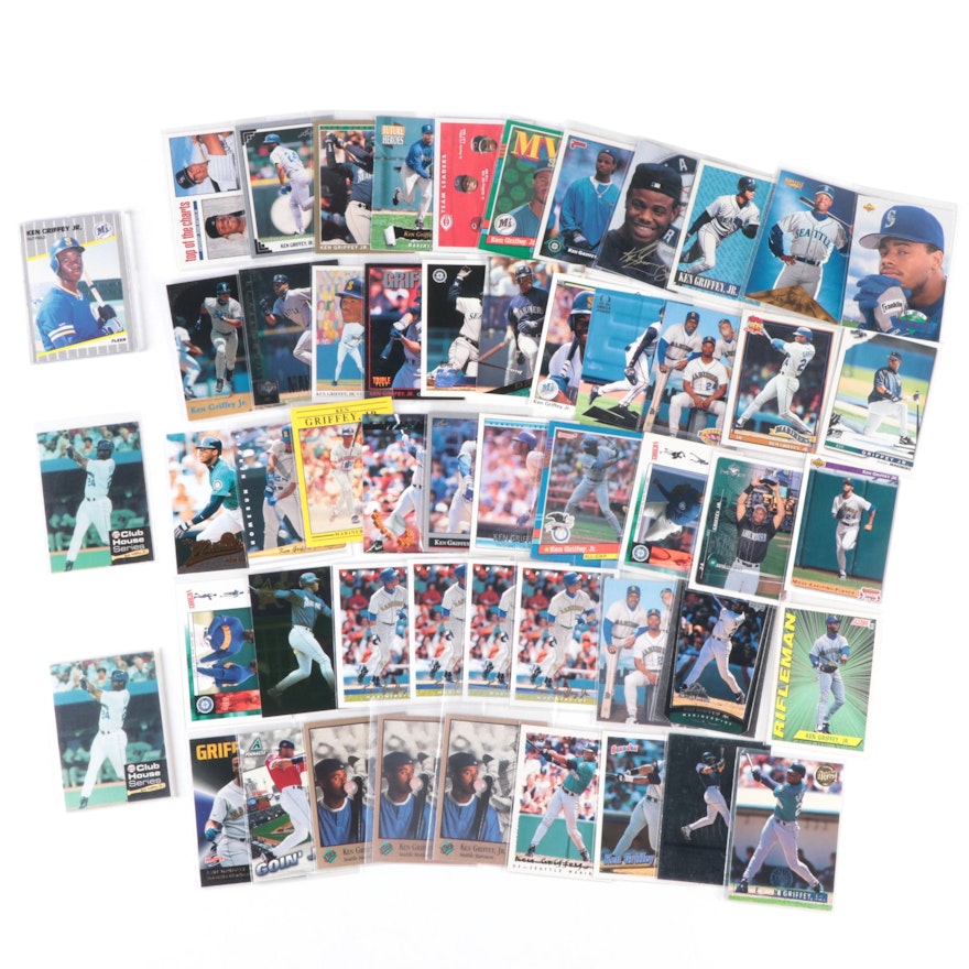 Fleer, Front Row, More Ken Griffey Jr. Baseball Cards with Rookie, 1980s–2000s