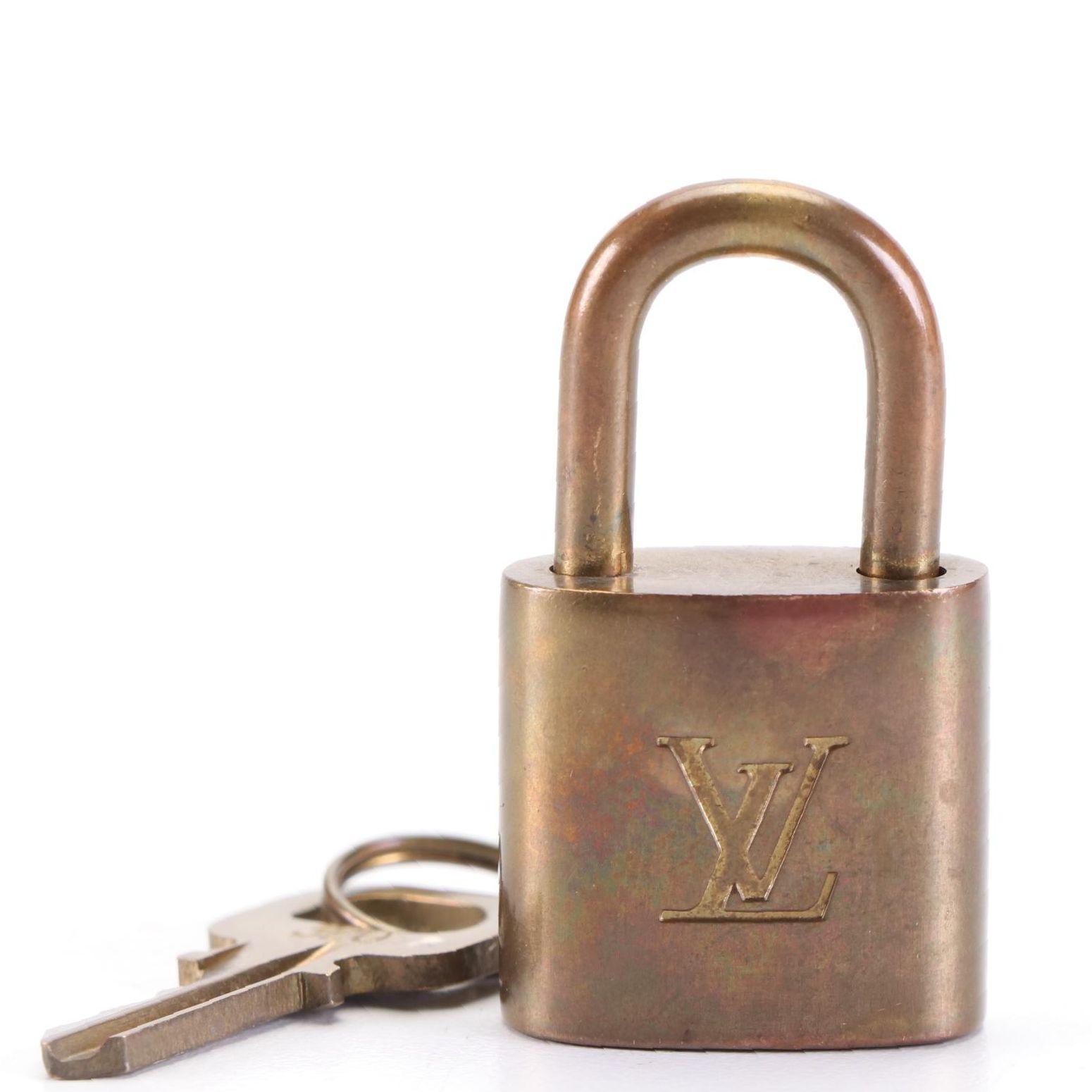 Louis Vuitton Brass Padlock and Key