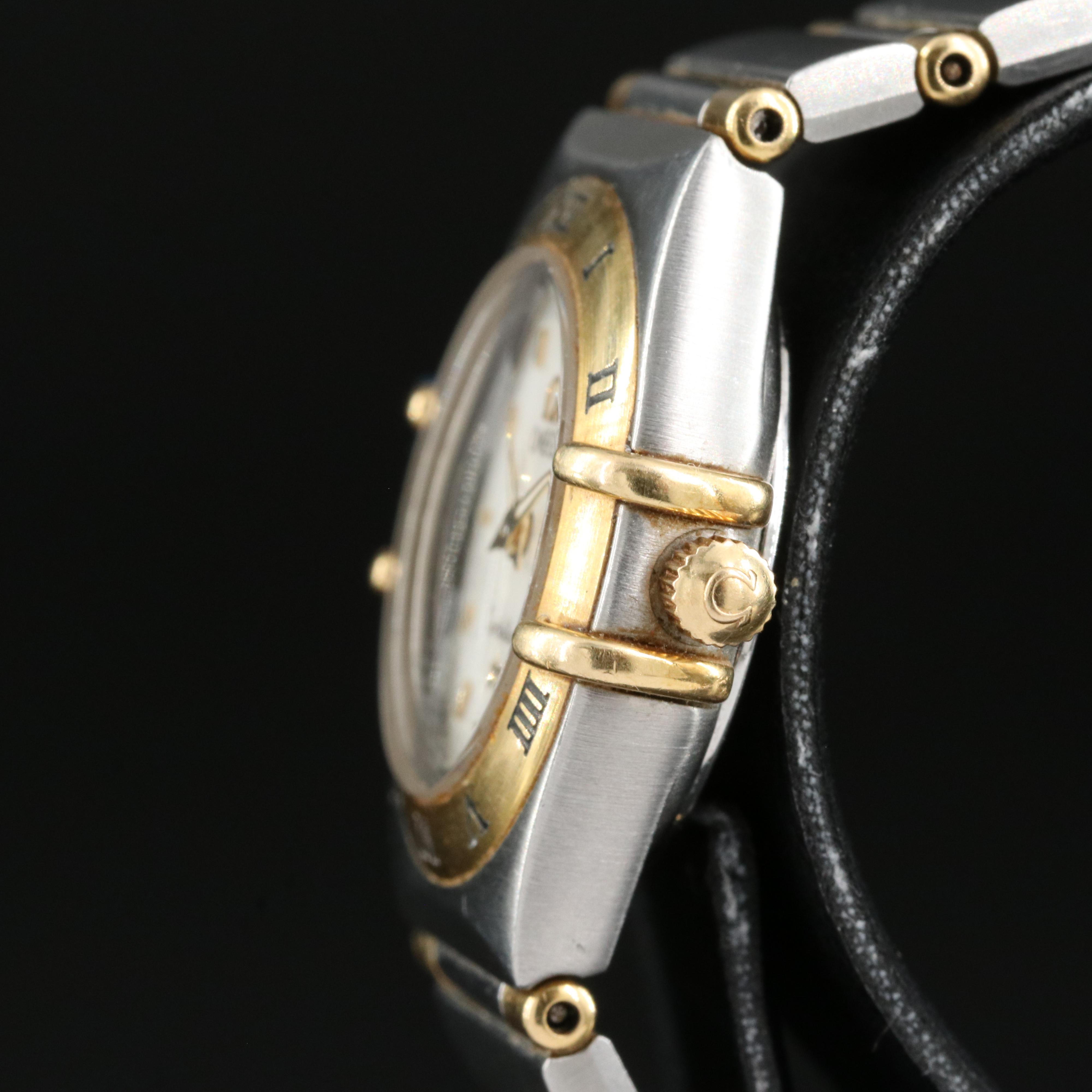 1998 Omega Constellation Mother-of-Pearl Dial 18K and Stainless Steel Watch