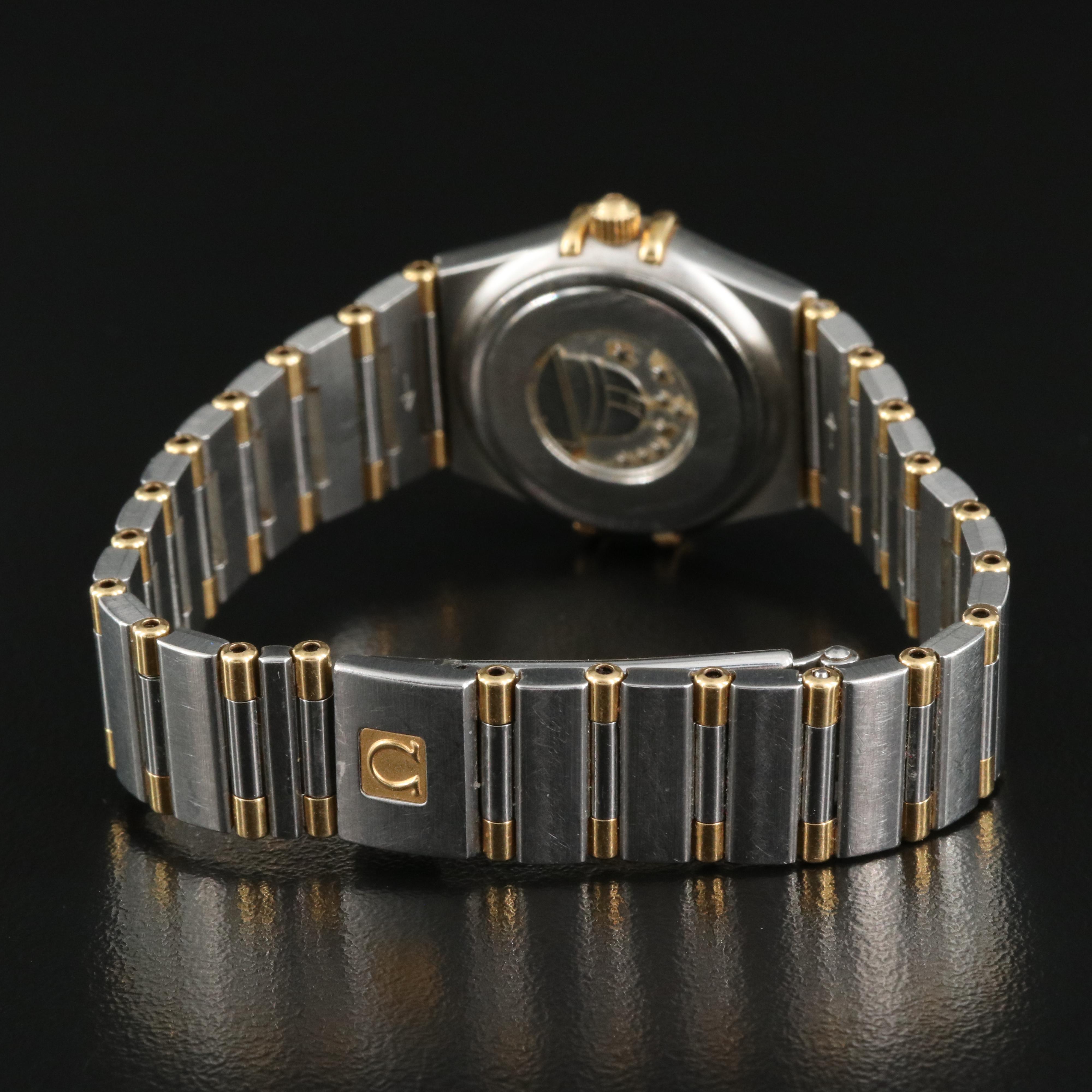 1998 Omega Constellation Mother-of-Pearl Dial 18K and Stainless Steel Watch