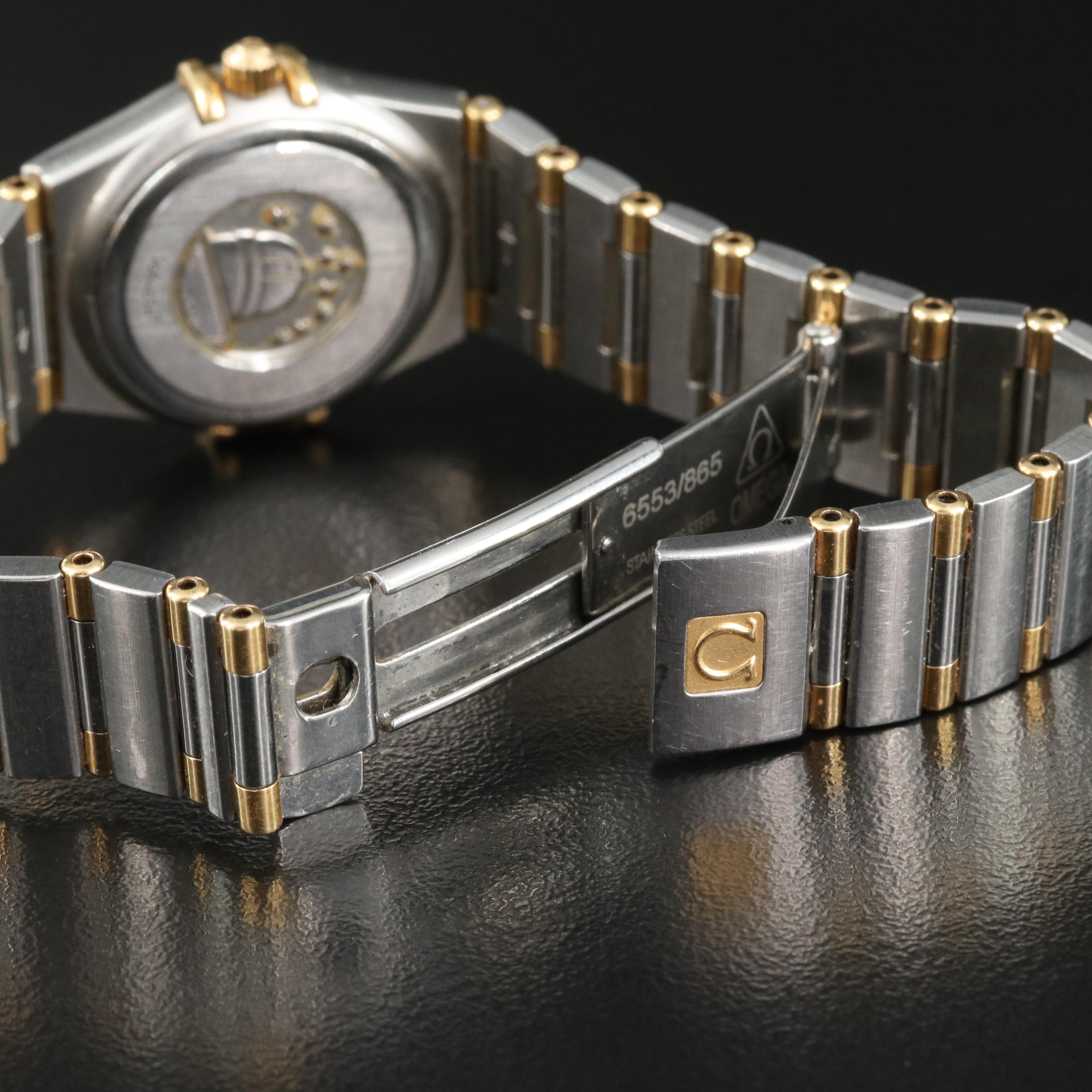 1998 Omega Constellation Mother-of-Pearl Dial 18K and Stainless Steel Watch