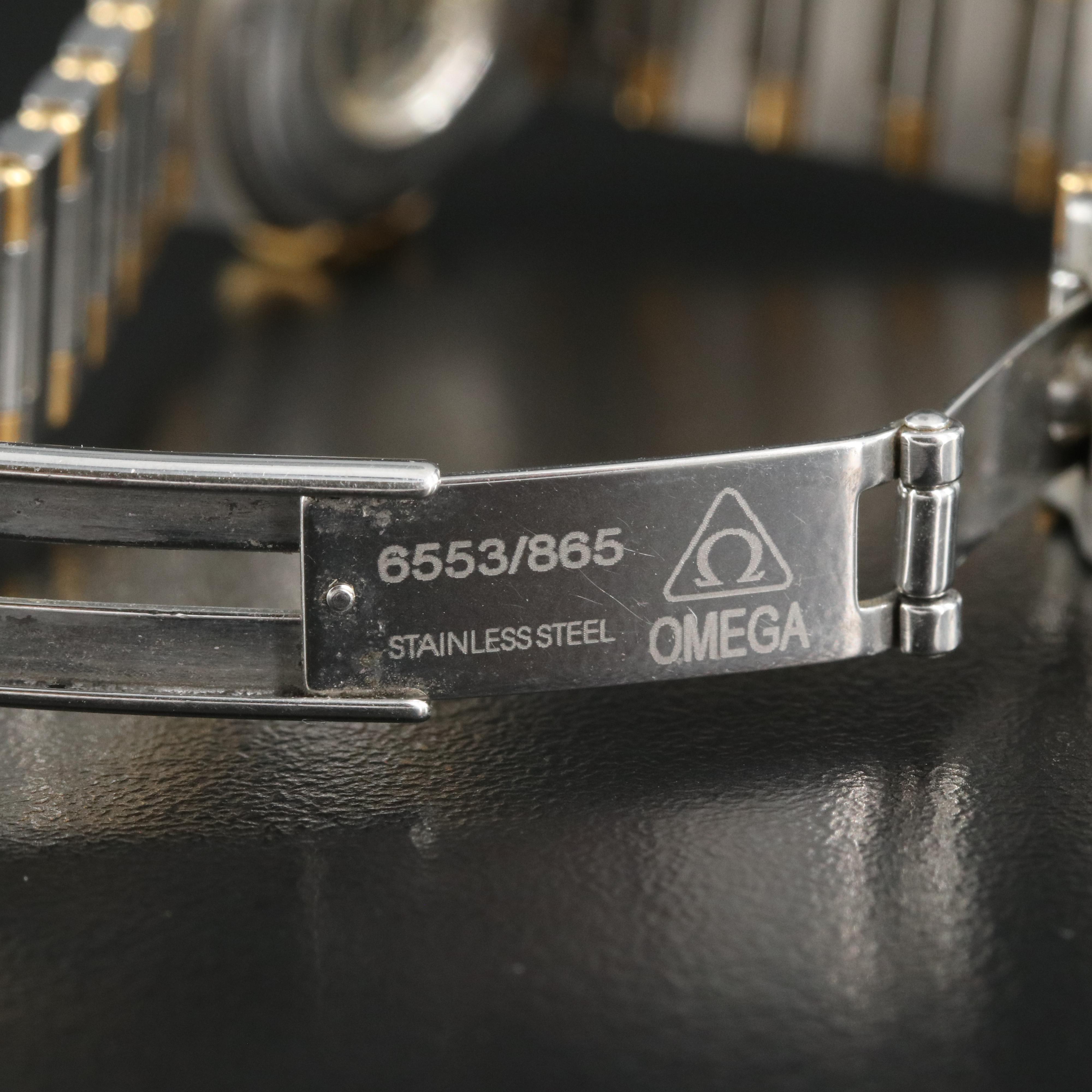 1998 Omega Constellation Mother-of-Pearl Dial 18K and Stainless Steel Watch