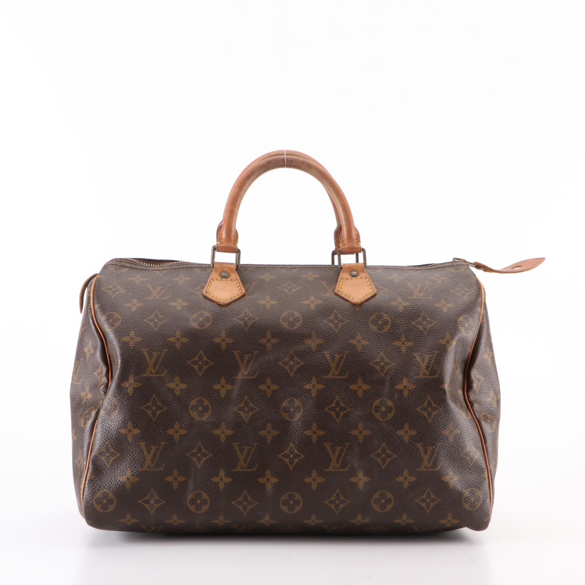 Louis Vuitton Speedy 40 in Monogram Canvas and Vachetta Leather