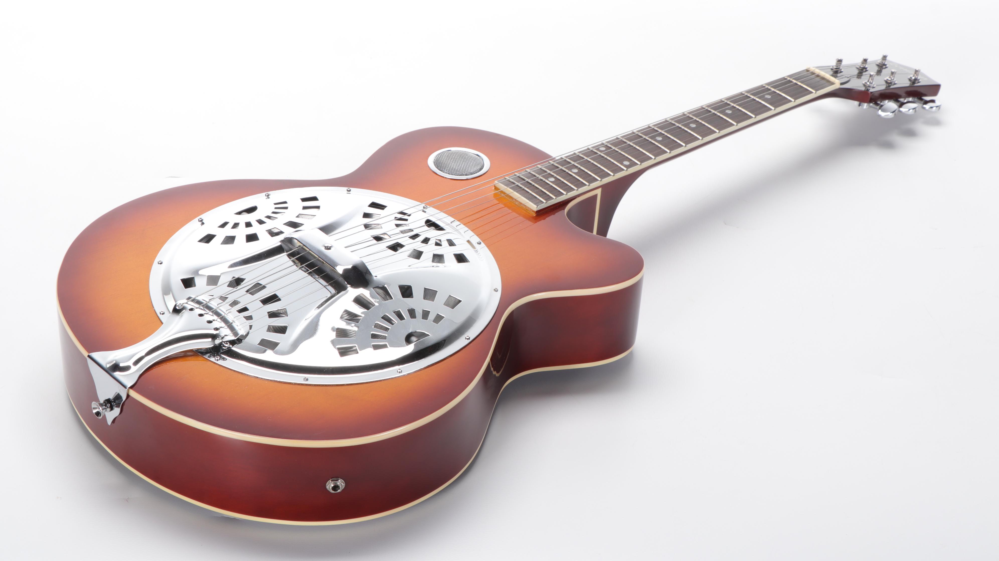 Zenison Six-String Acoustic-Electric Resonator Guitar