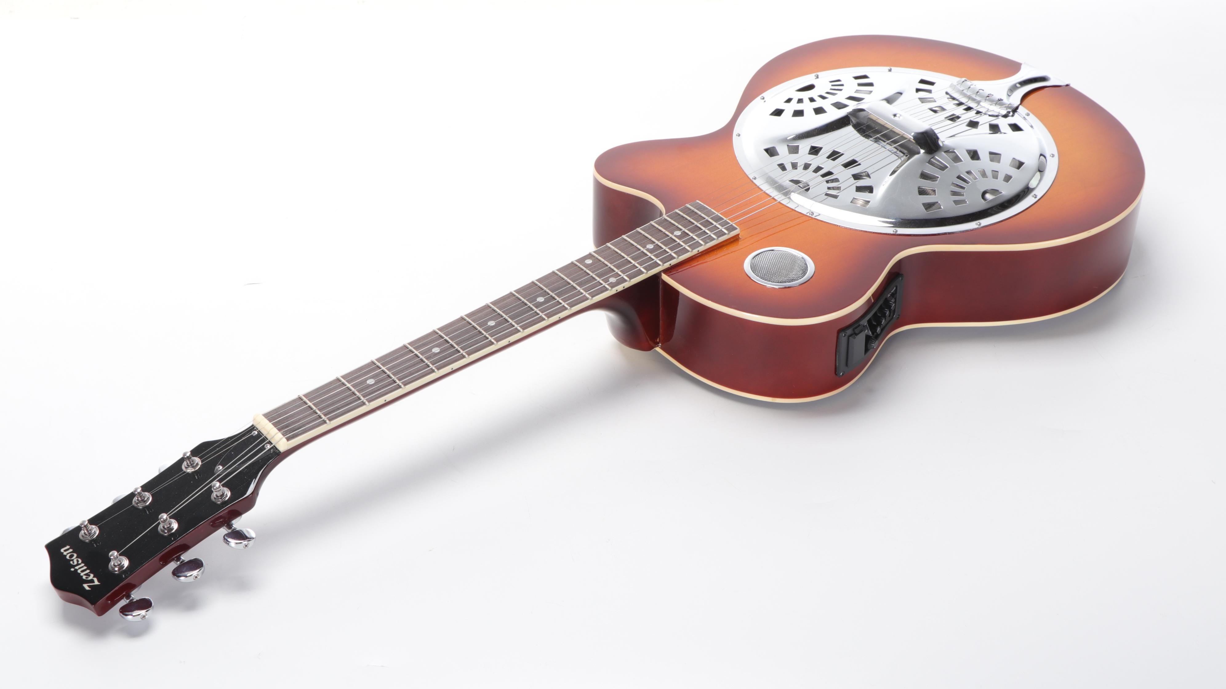 Zenison Six-String Acoustic-Electric Resonator Guitar