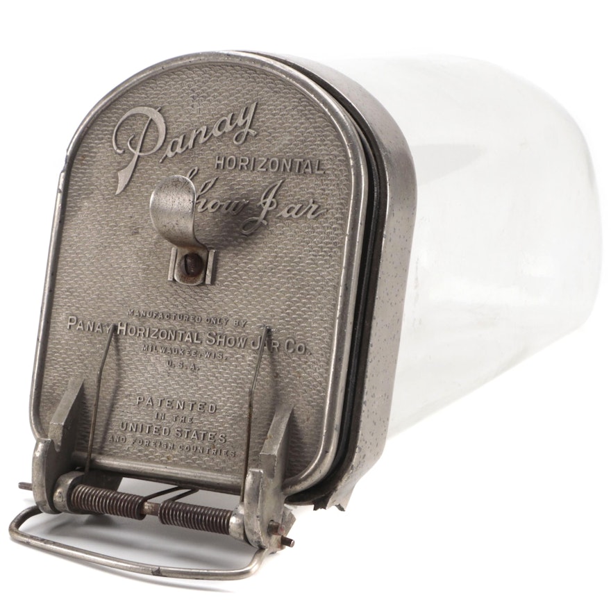 横約16㎝vintage panay horizontal show jar patent