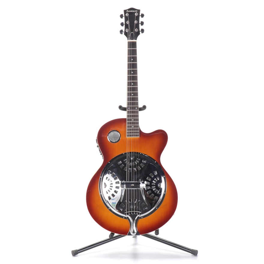 Zenison Six-String Acoustic-Electric Resonator Guitar