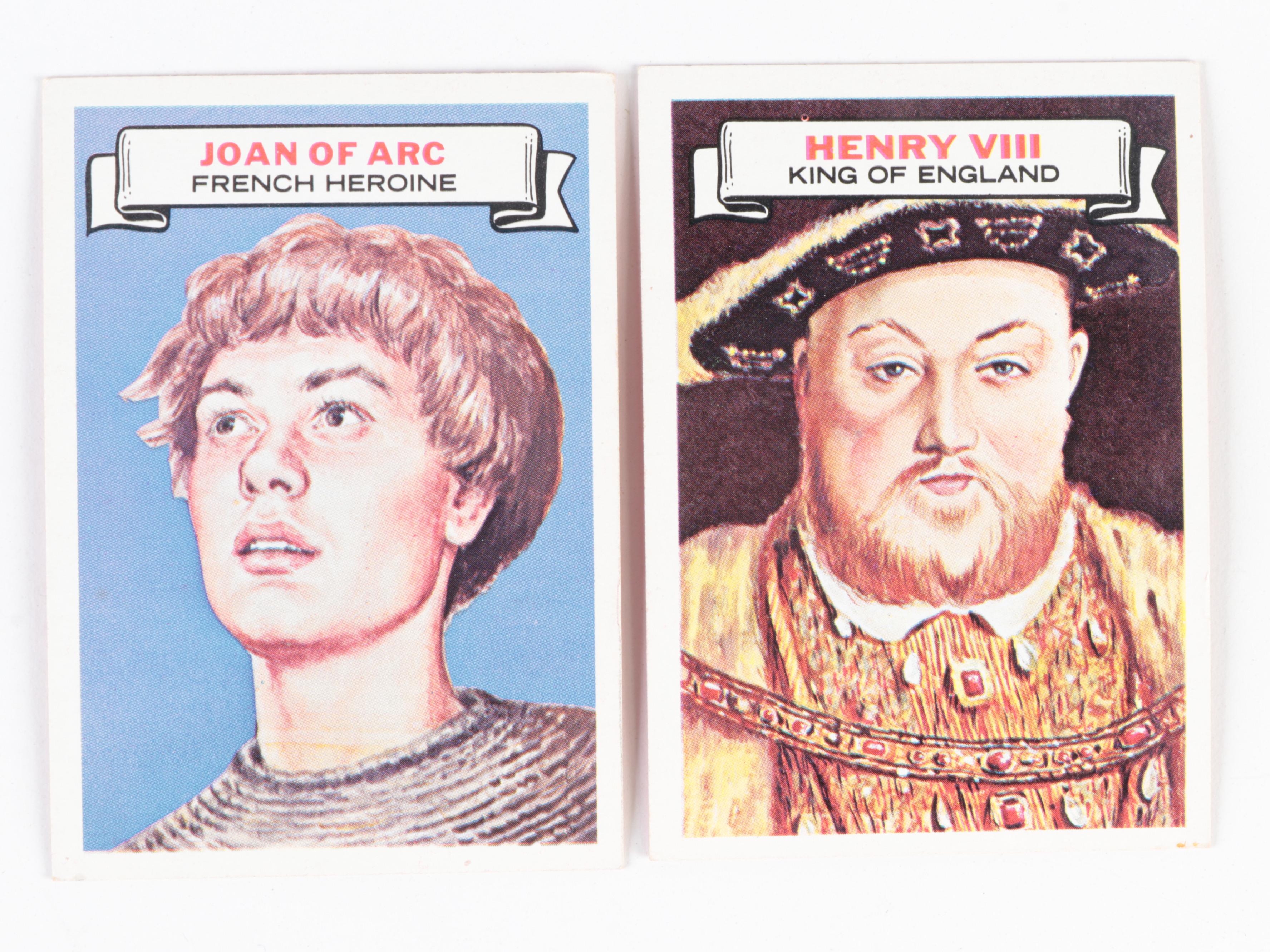 1967 Topps Who Am I? Historical Figures Trading Cards with George Washington