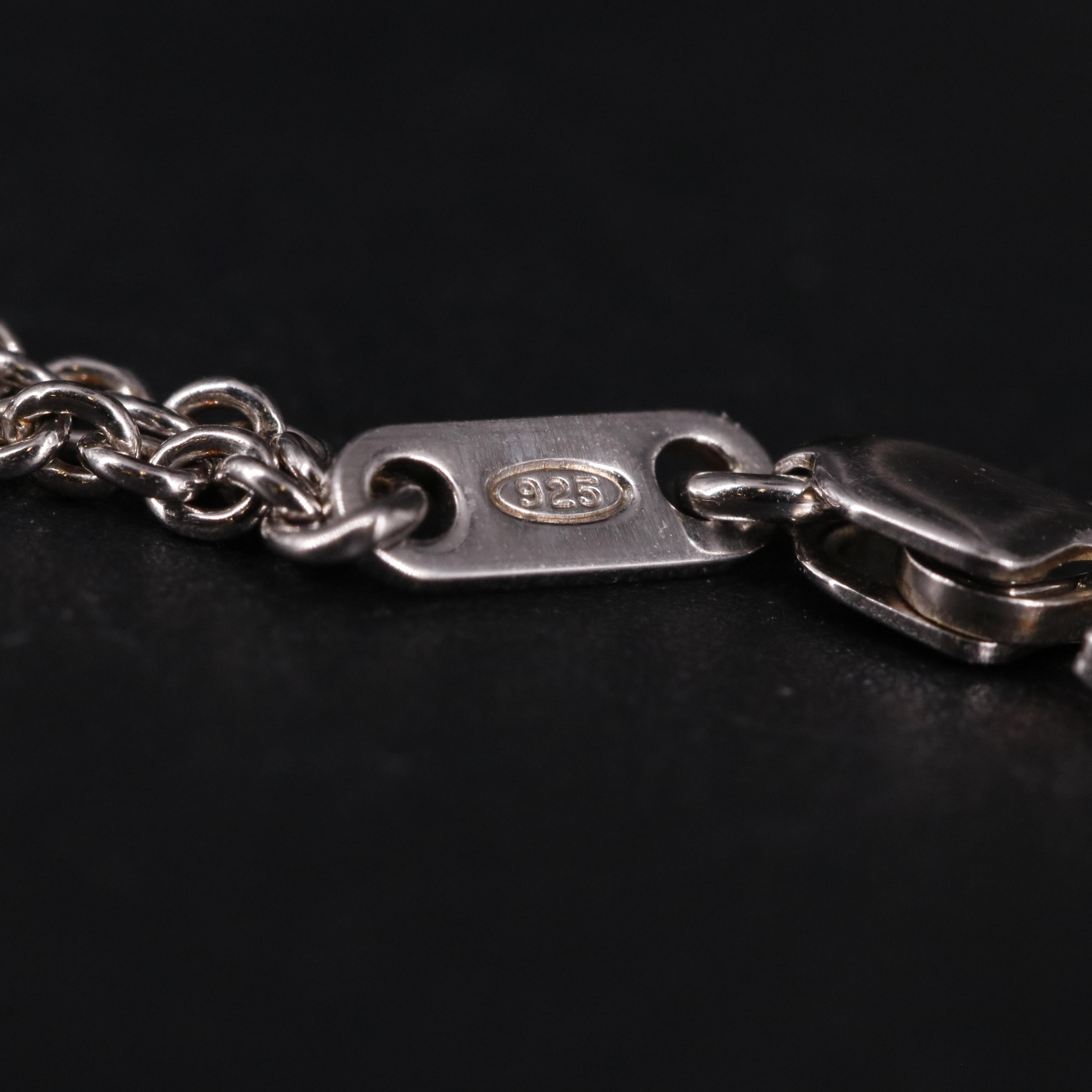 Sterling 0.05 CTW Diamond Infinity Bracelet