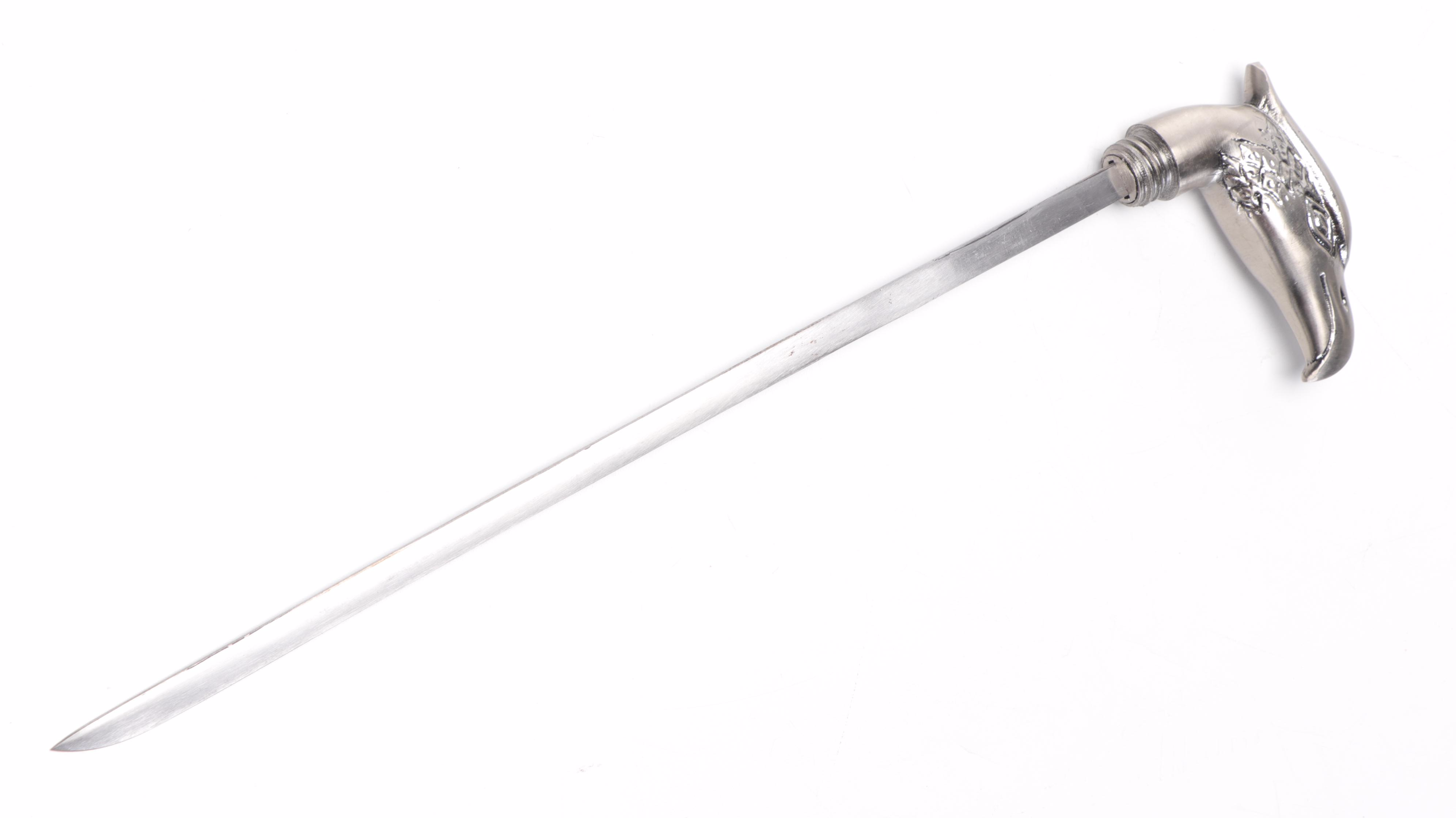 Eagle Head Motif Handle Hidden Steel Blade Cane