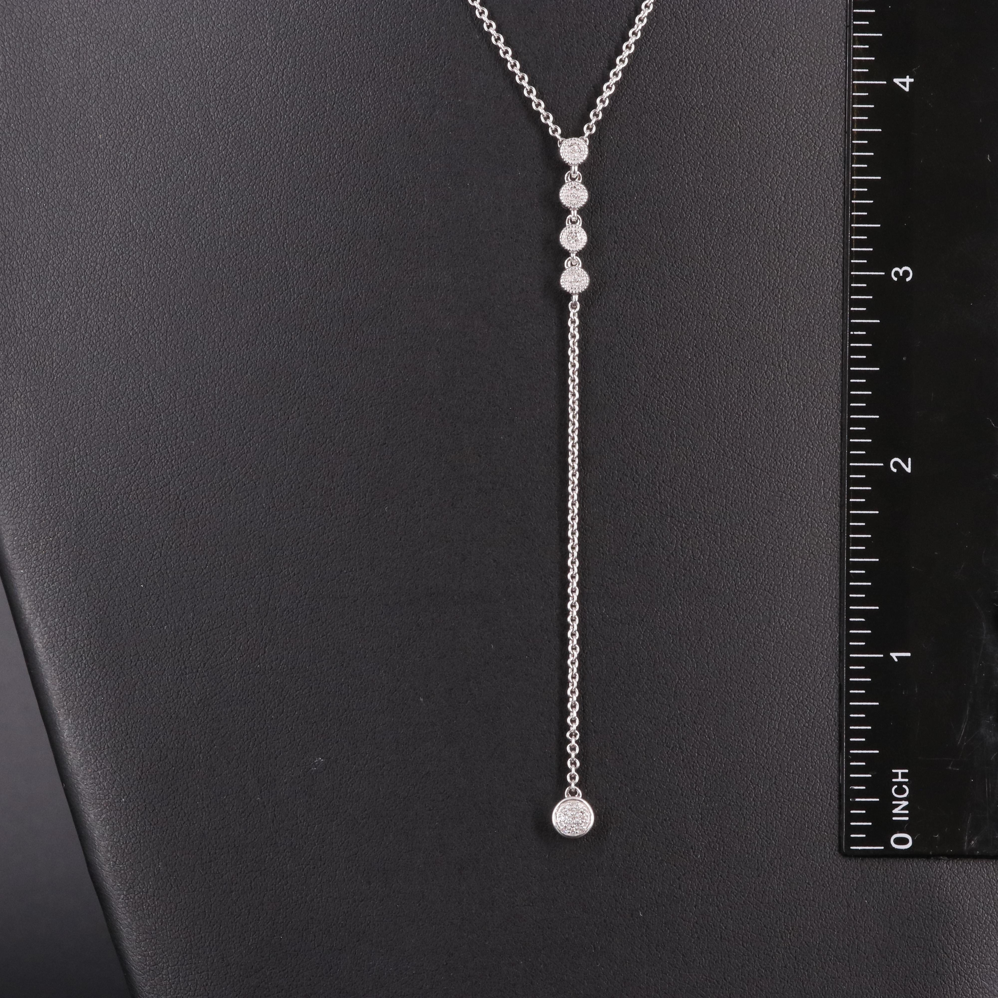 Sterling 0.05 CTW Diamond Necklace