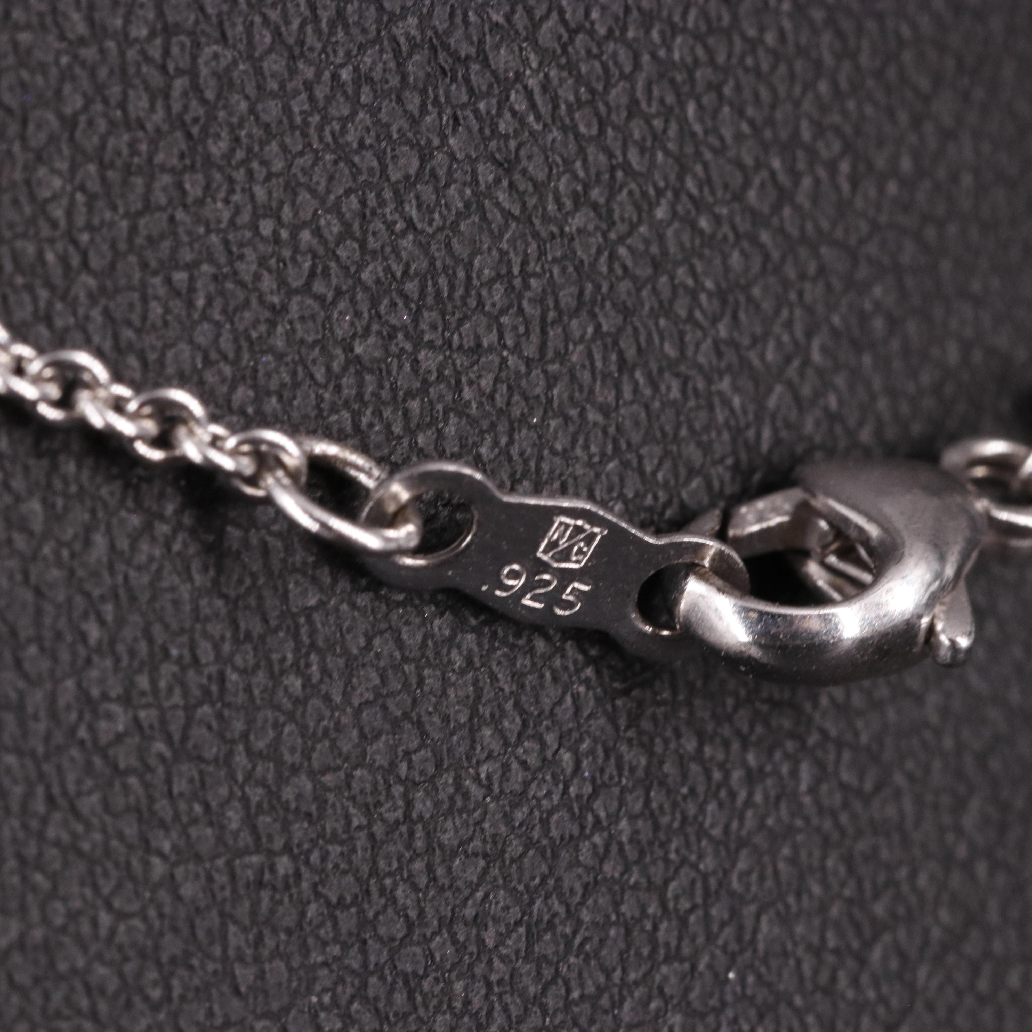 Sterling 0.05 CTW Diamond Necklace