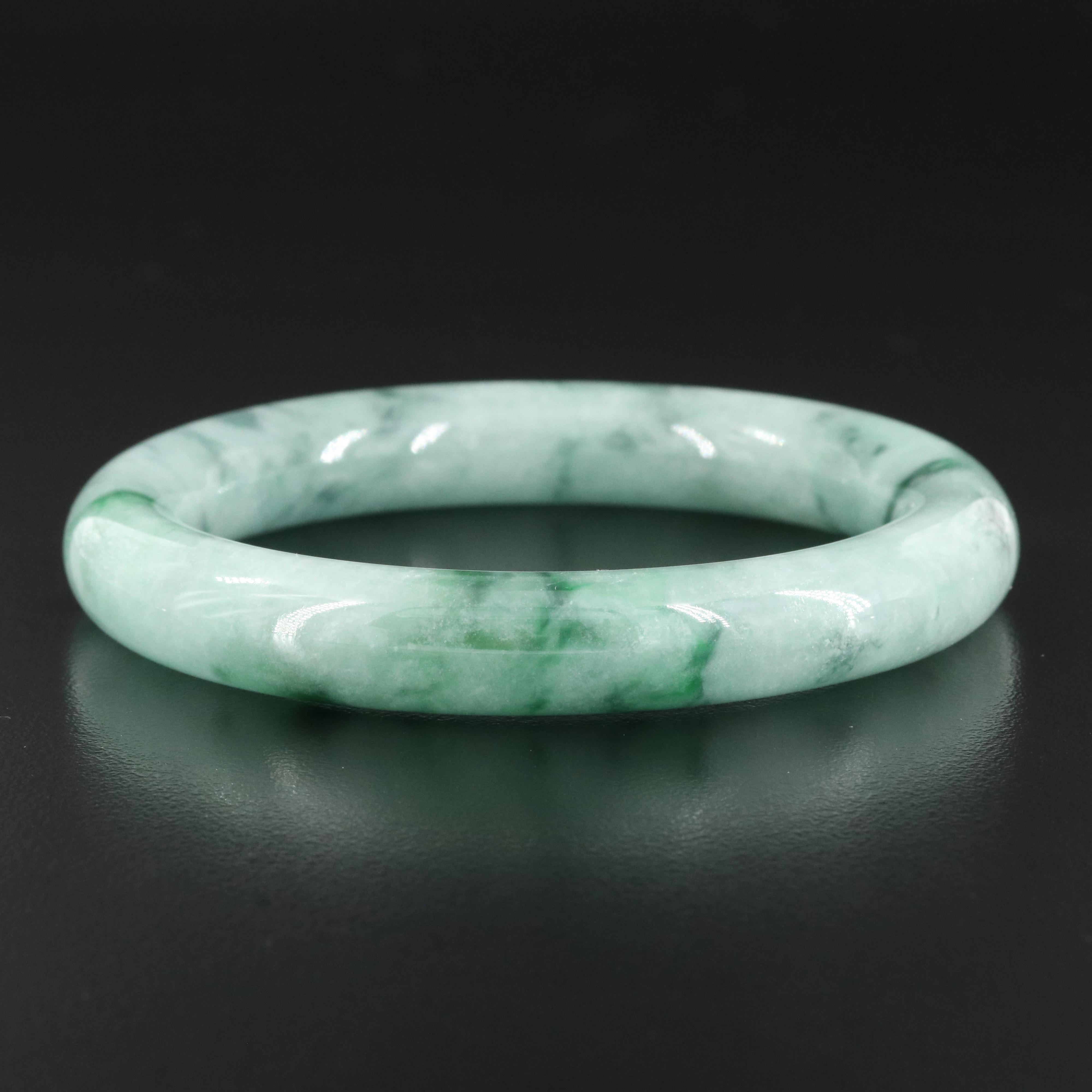 Jadeite Hololith Bangle