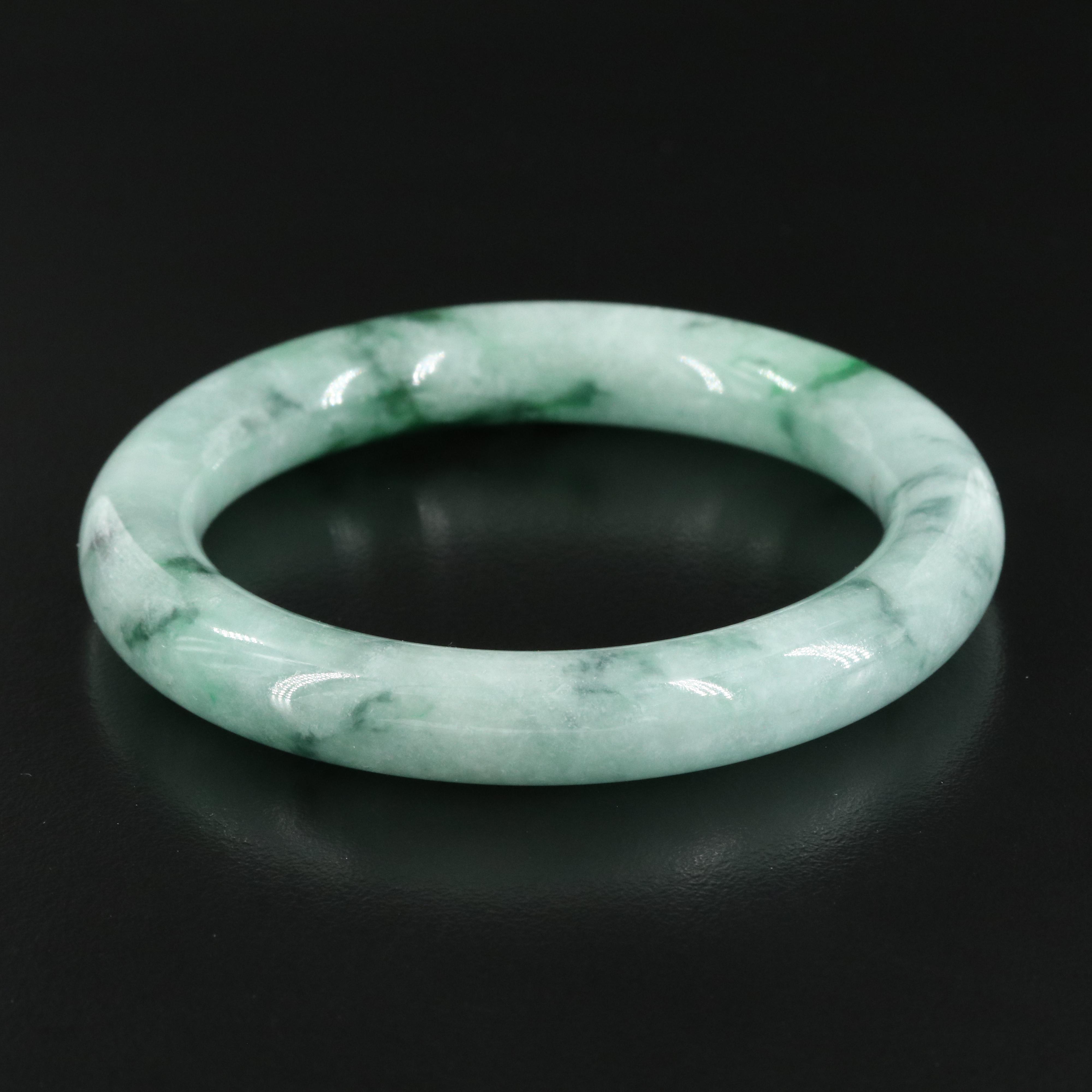 Jadeite Hololith Bangle