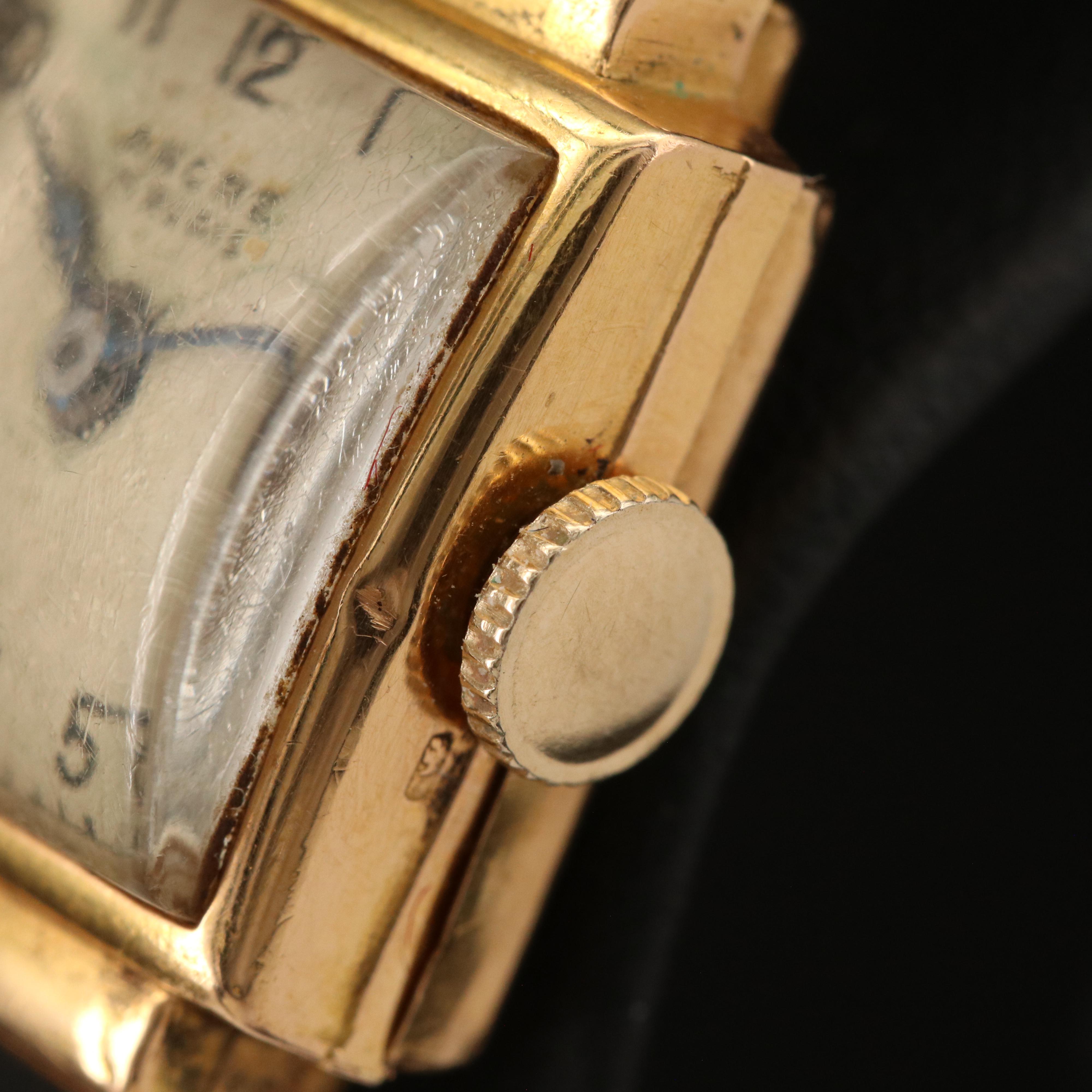 18K Vintage Ancre Hand Wind Watch