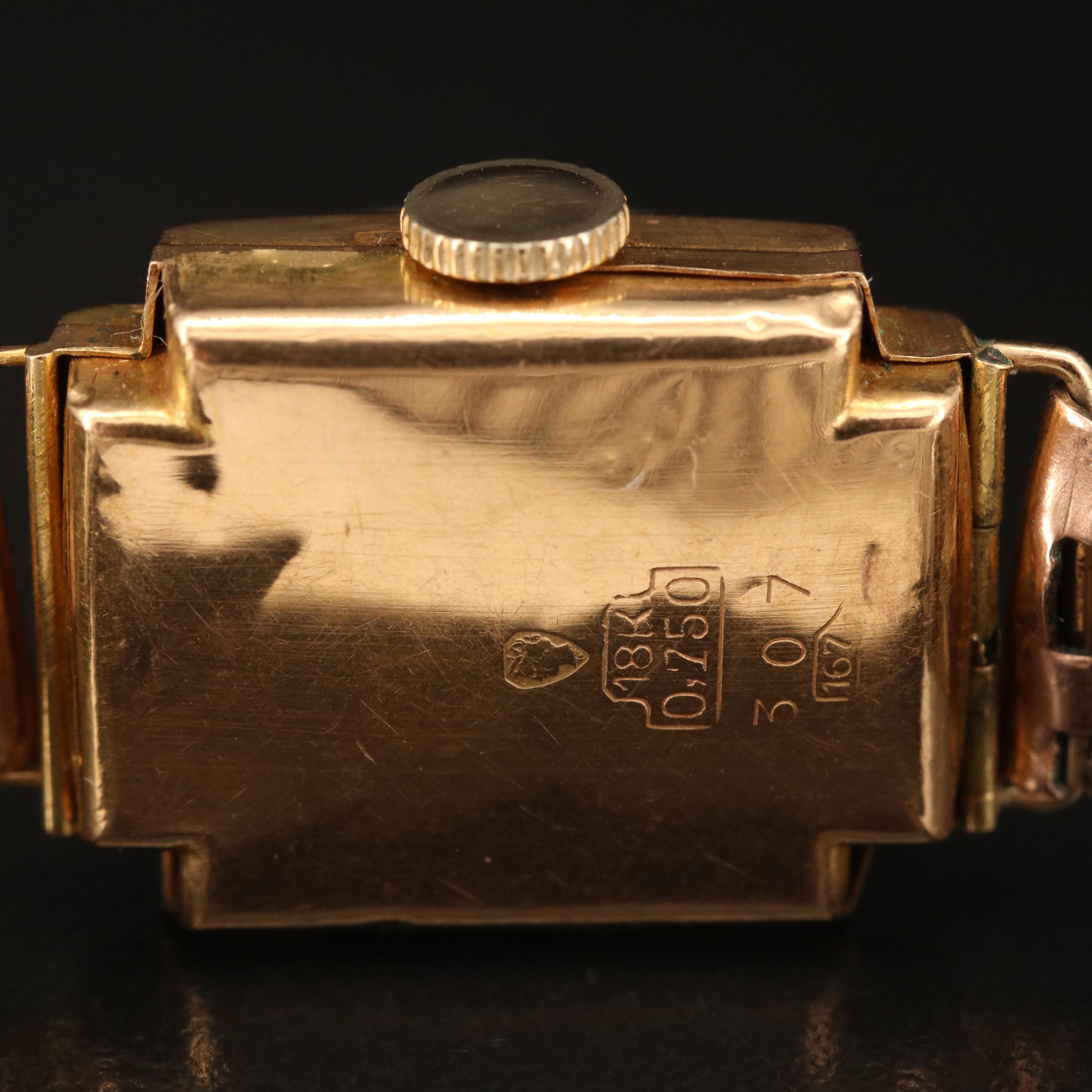 18K Vintage Ancre Hand Wind Watch