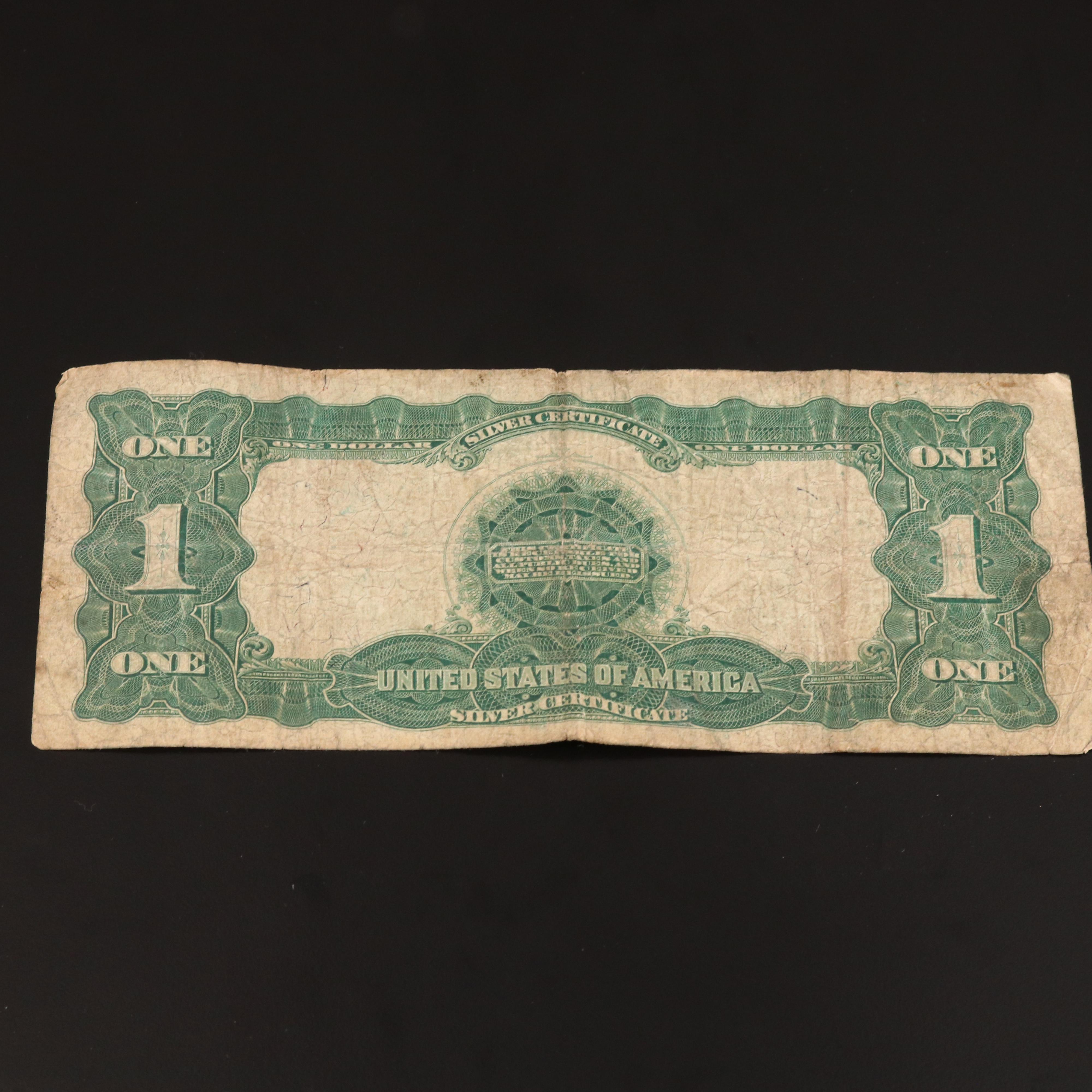 Eighteen Various U.S. Currency Notes Including an 1899 Black Eagle
