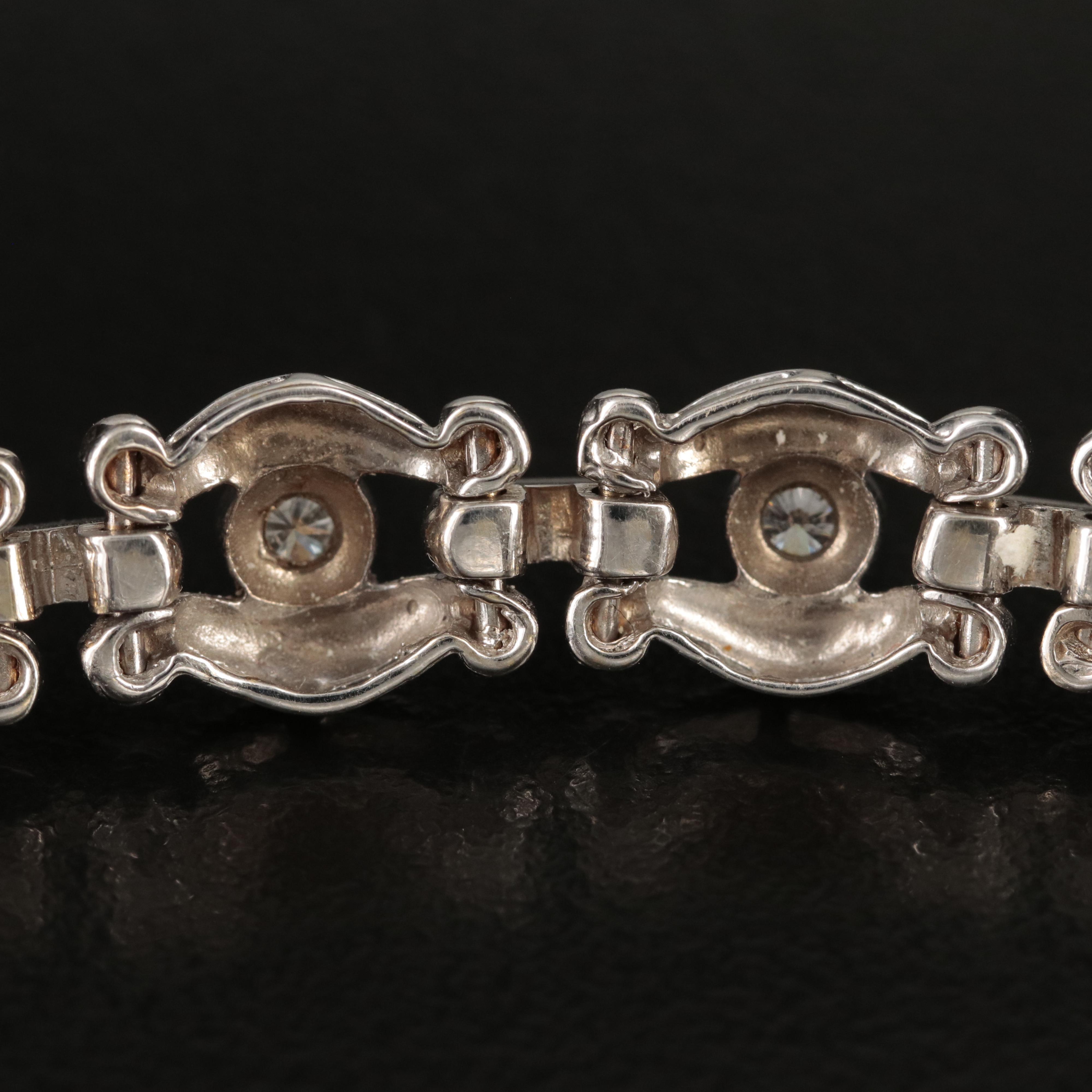 14K 0.99 CTW Diamond Fancy Link Bracelet