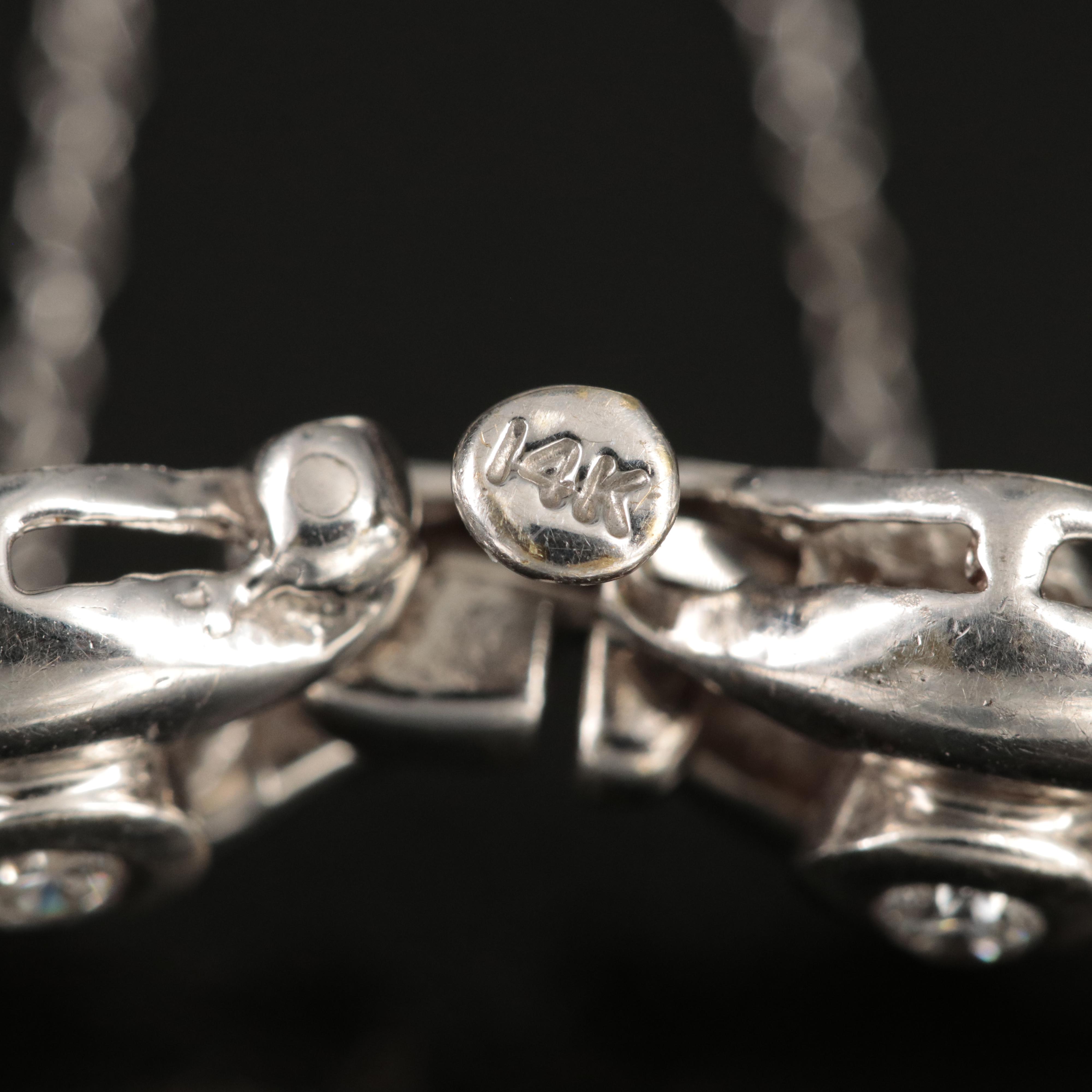 14K 0.99 CTW Diamond Fancy Link Bracelet