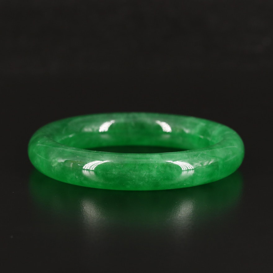 Jadeite Hololith Bangle