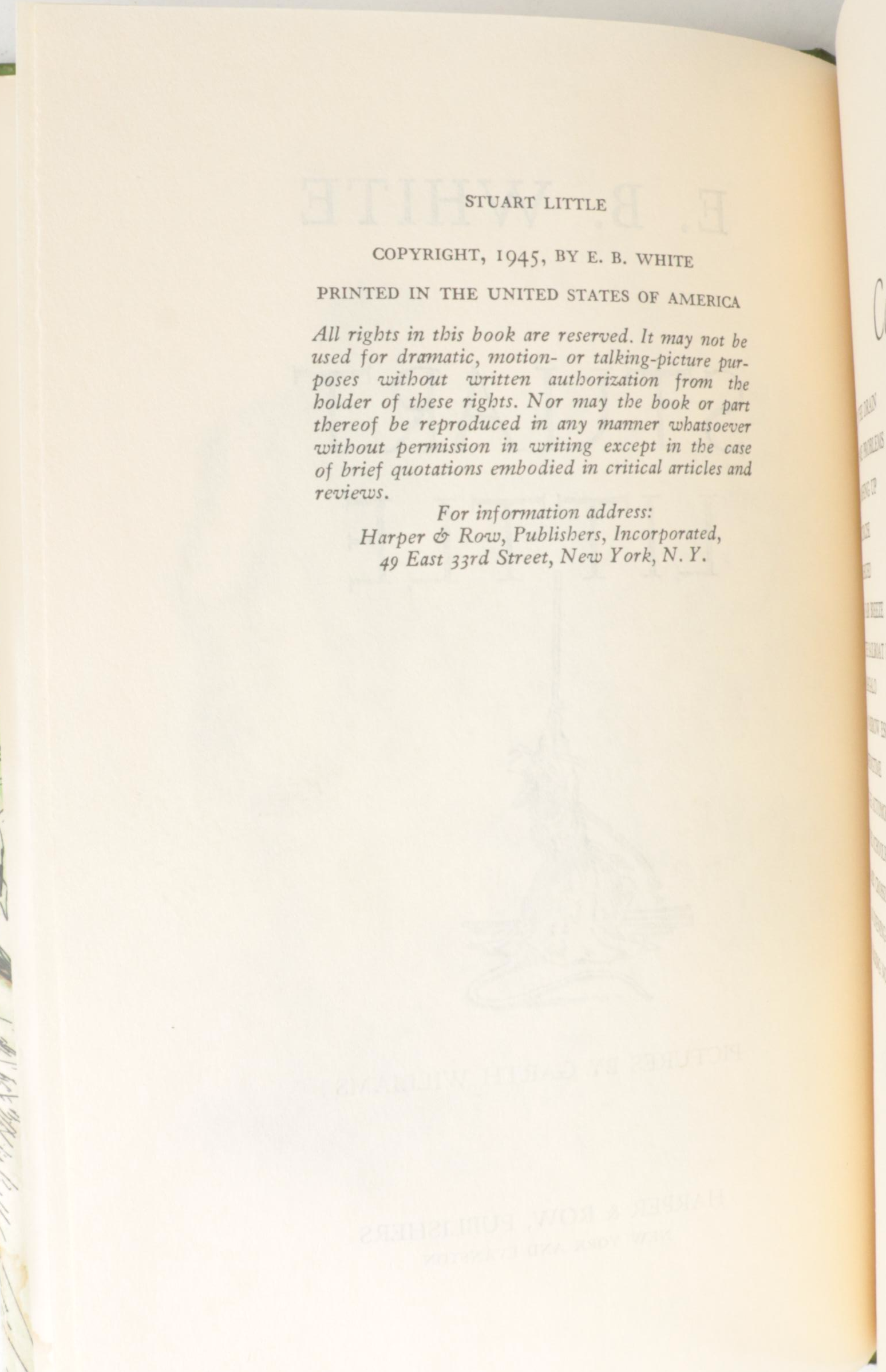 Garth Williams Illustrated "Charlotte's Web" and "Stuart Little" by E. B. White