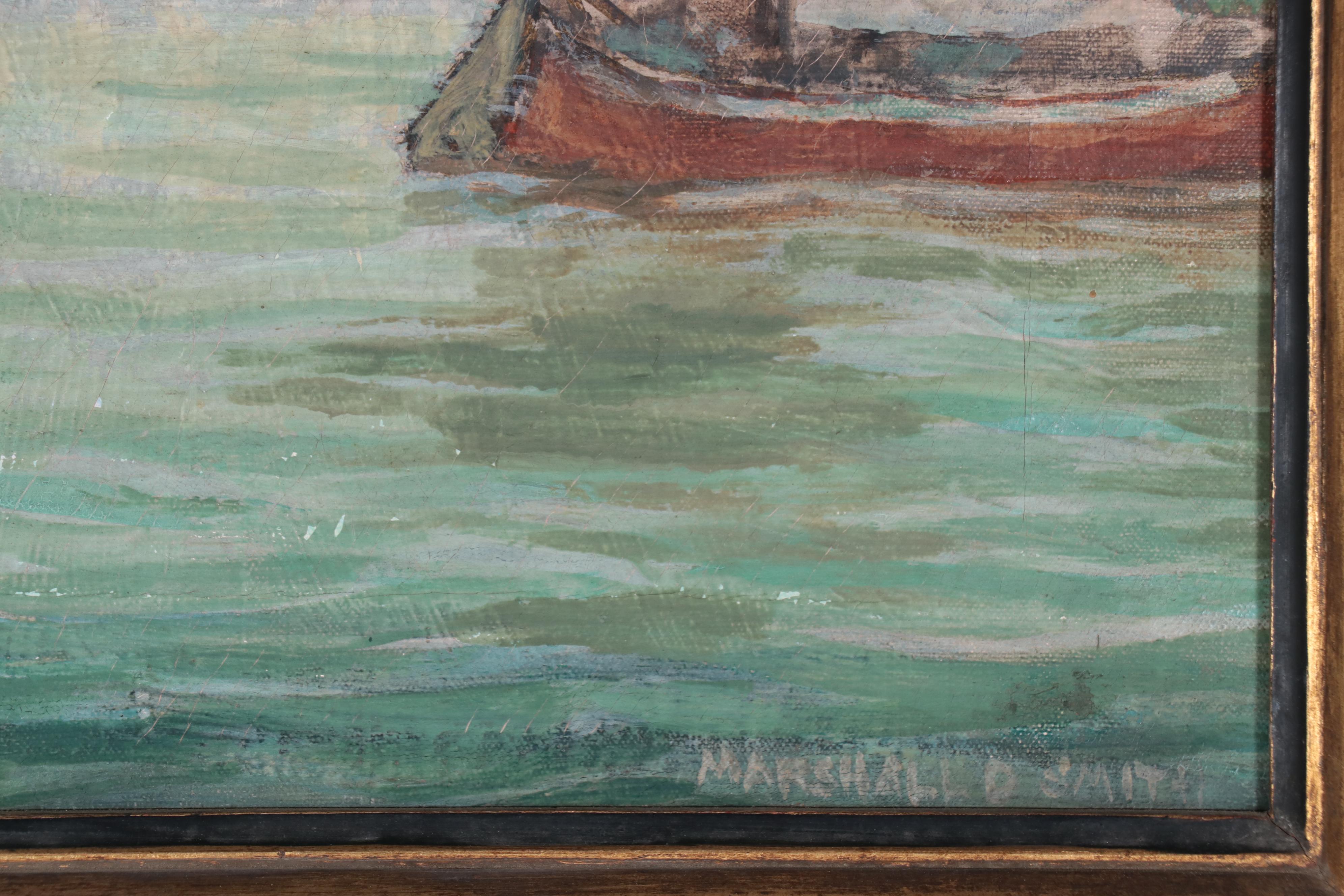 Marshall D. Smith Oil Painting "Entering Venice"