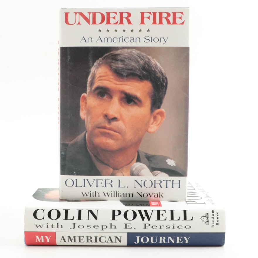 Signed First Edition "Under Fire: An American Story" by Oliver L. North and More