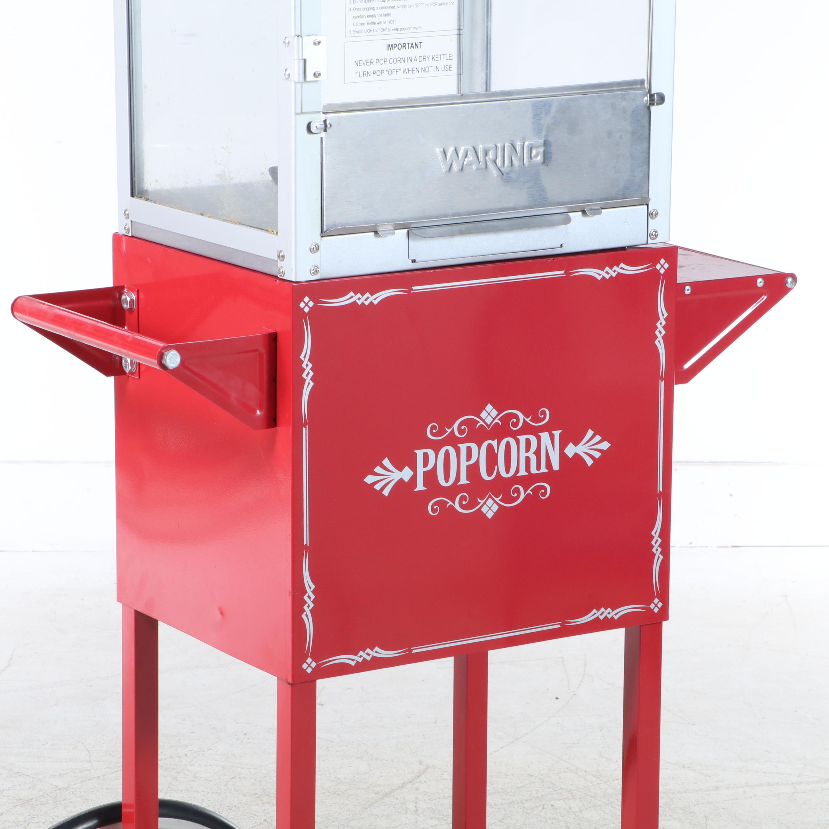 Waring Pro Professional Popcorn Maker Cart