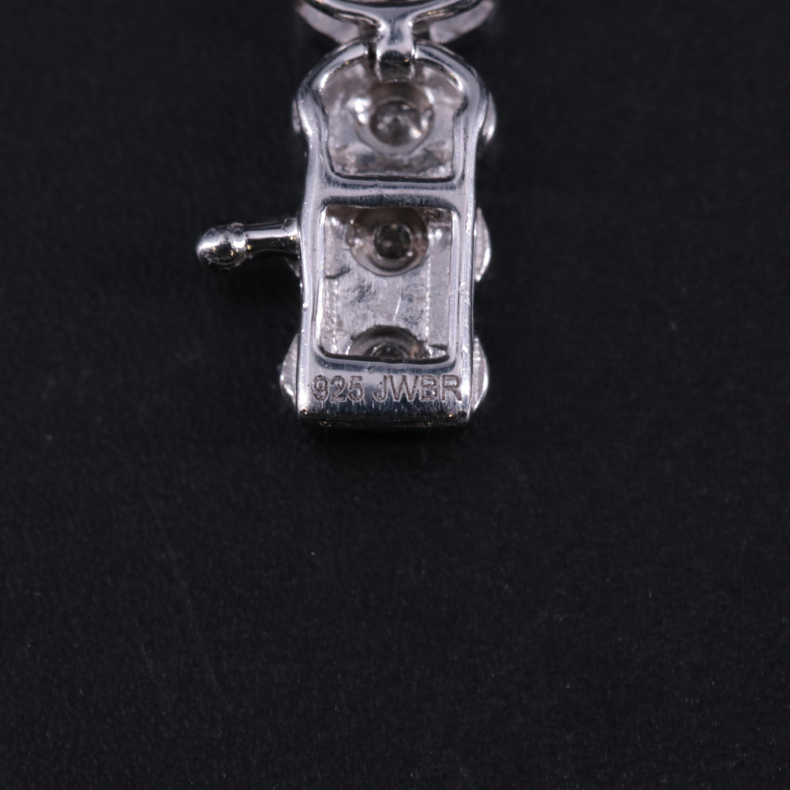 Sterling 1.02 CTW Diamond Bracelet