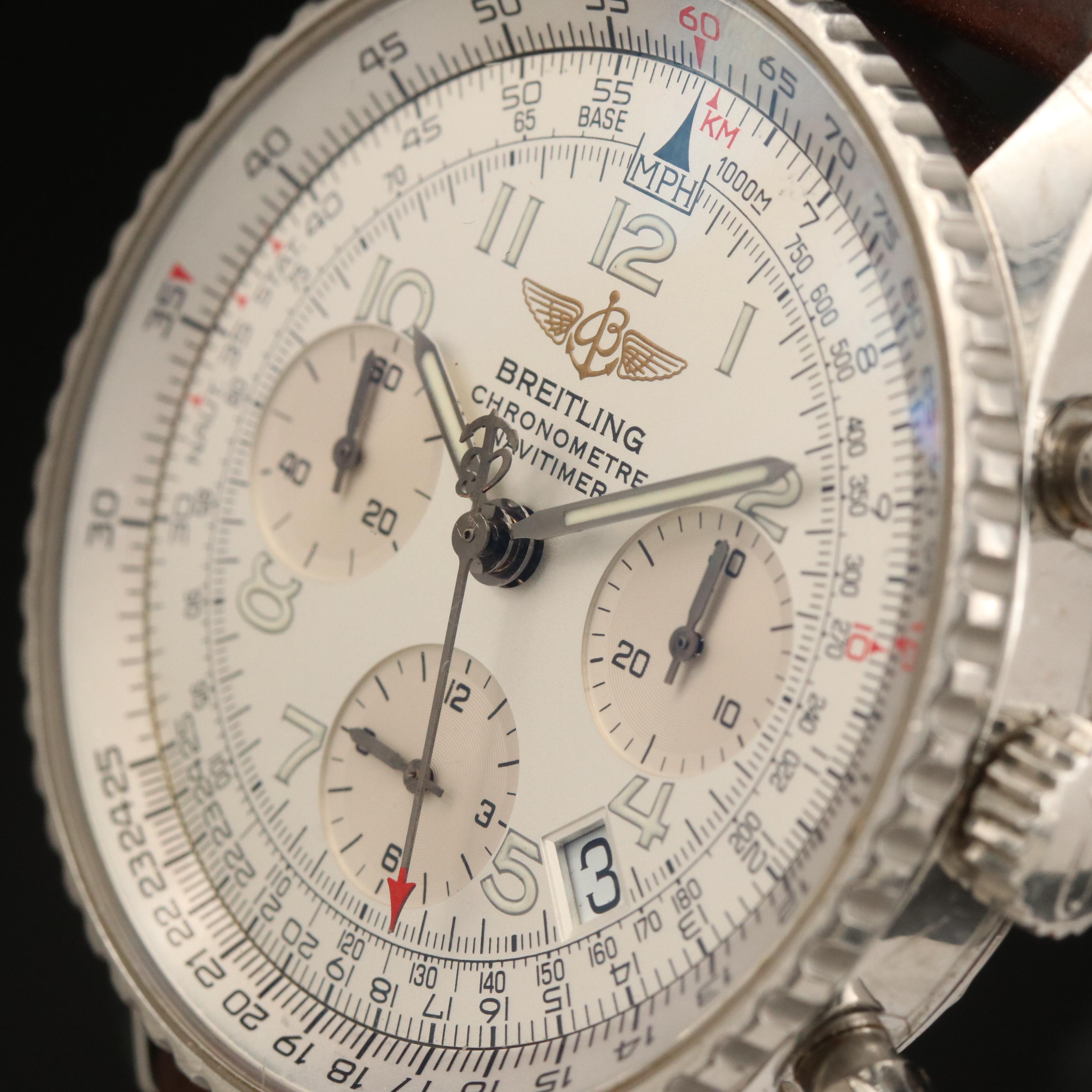 2007 Breitling Navitimer Chronometre Stainless Steel Watch