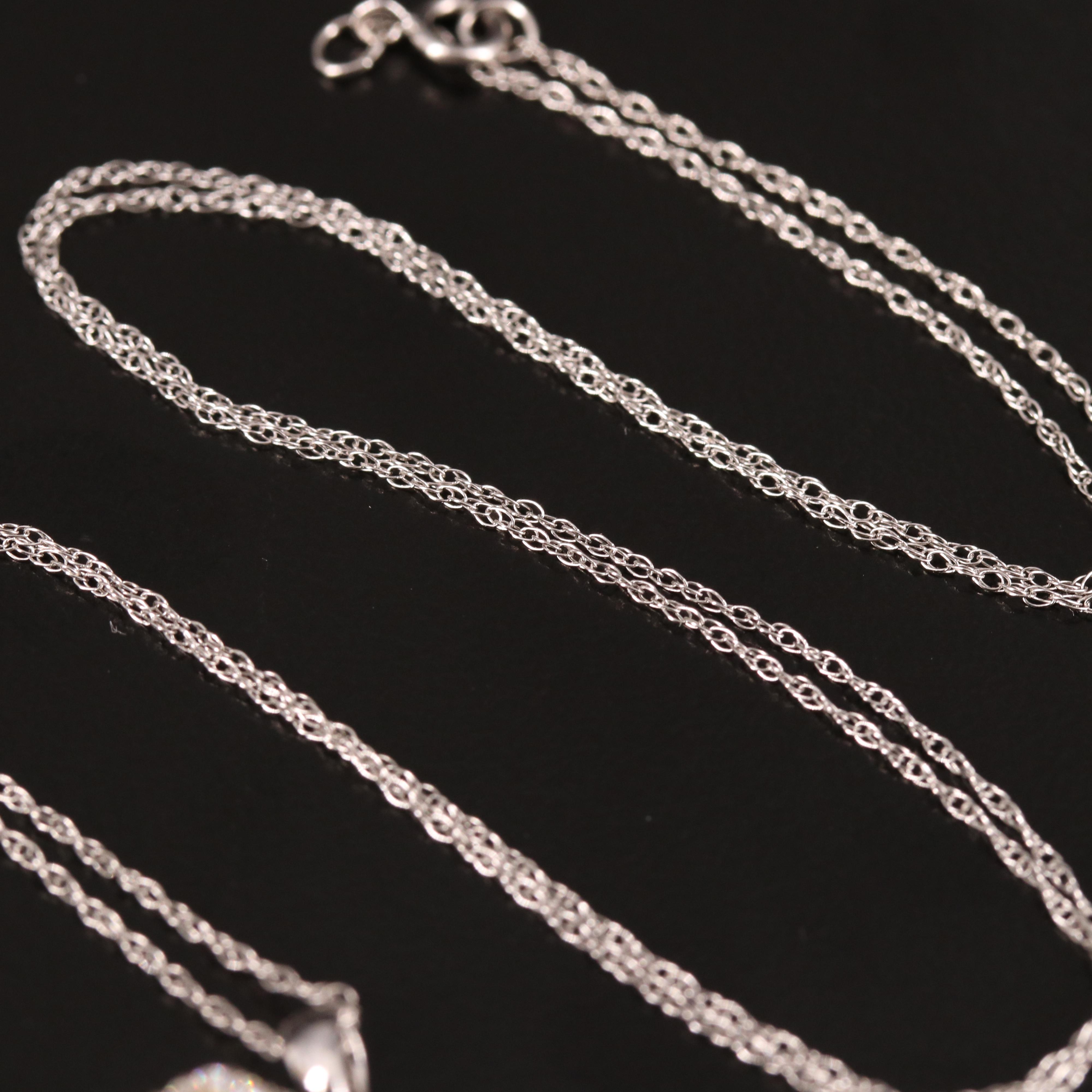 14K 0.84 CTW Diamond Pendant Necklace