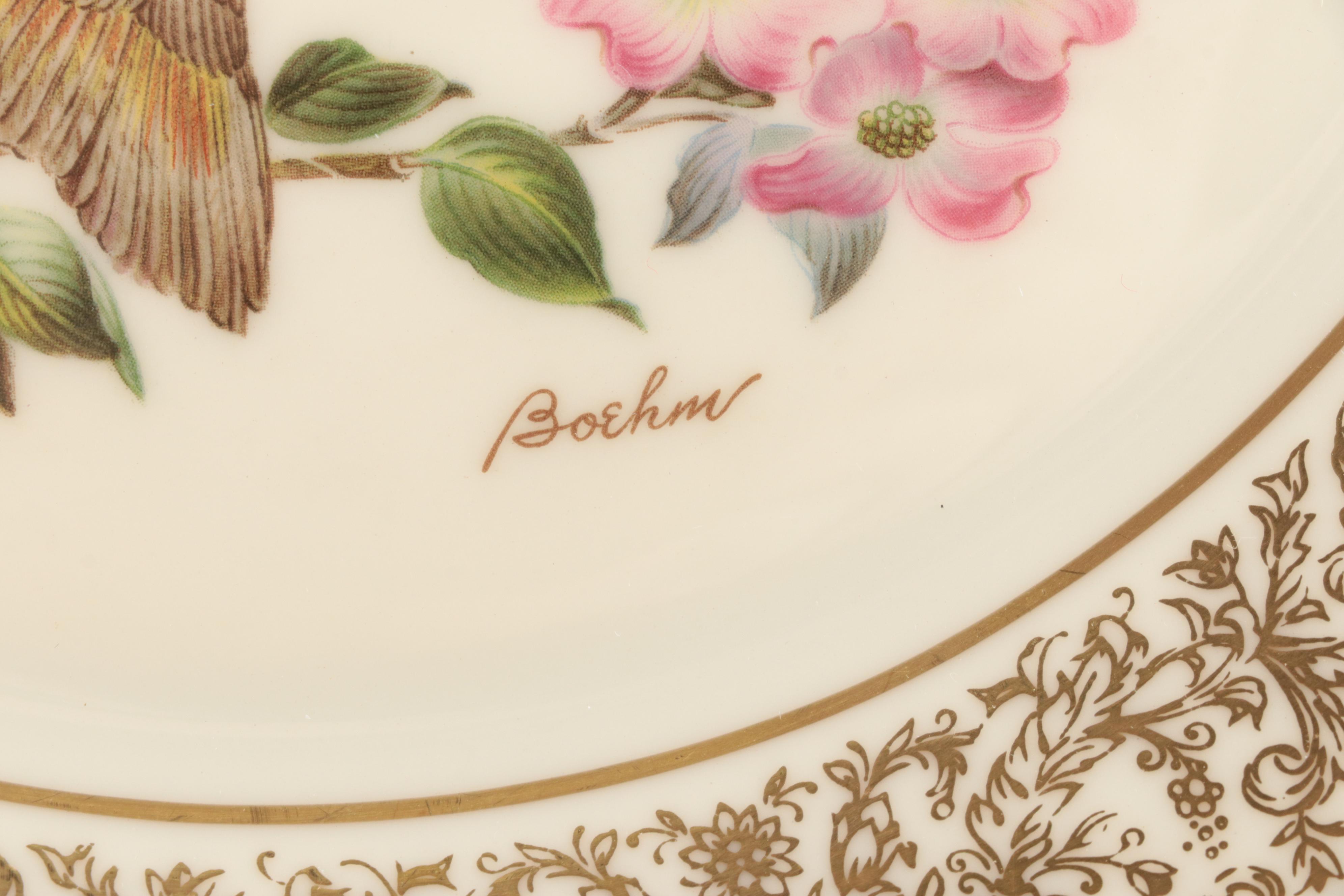 Lenox Bone China Boehm Birds Plates