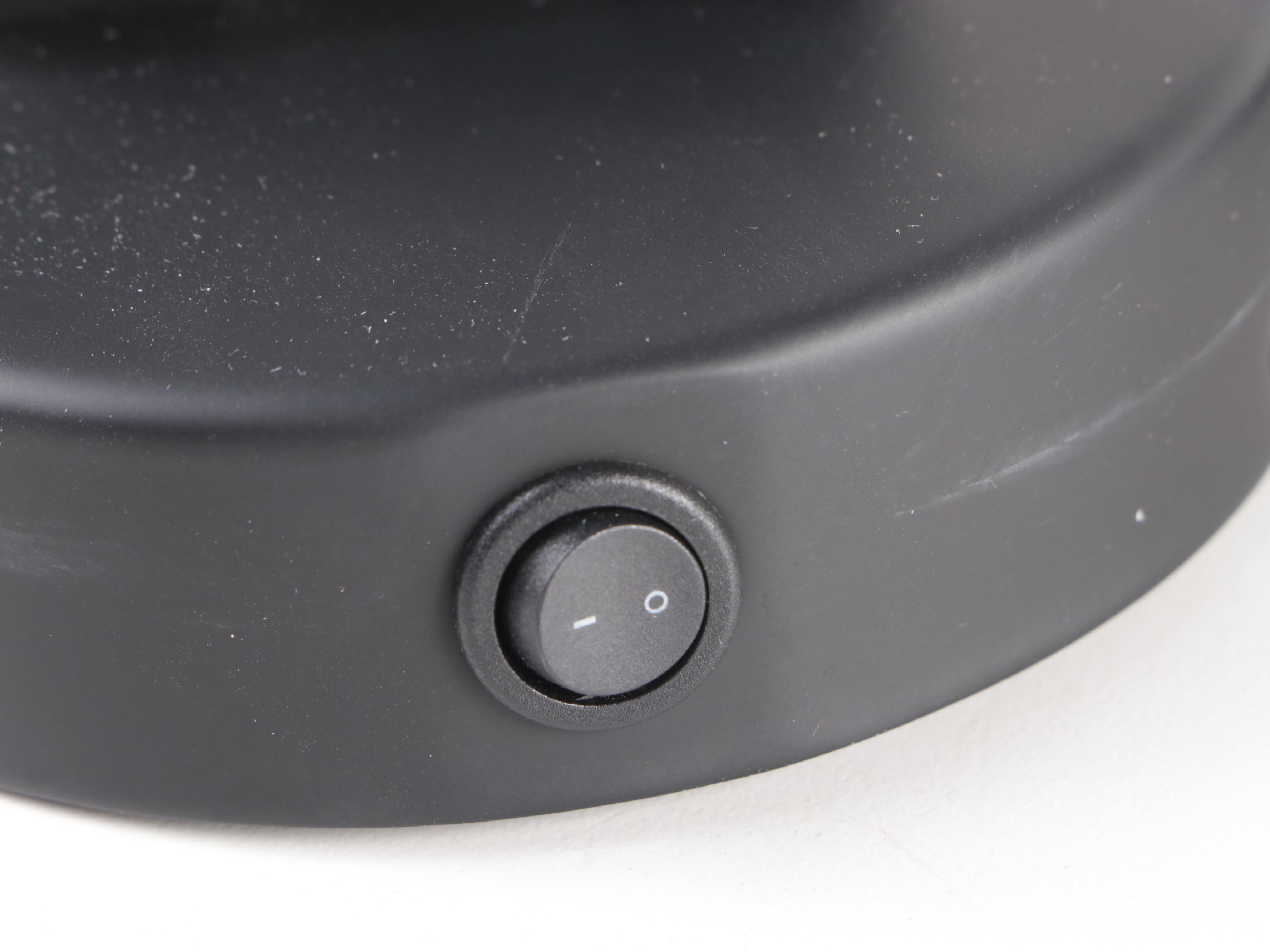 Matte Black Finish Widespread Bathroom Faucet with Wall Mount LED Makeup Mirror