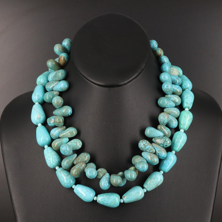 Sterling Magnesite Necklaces