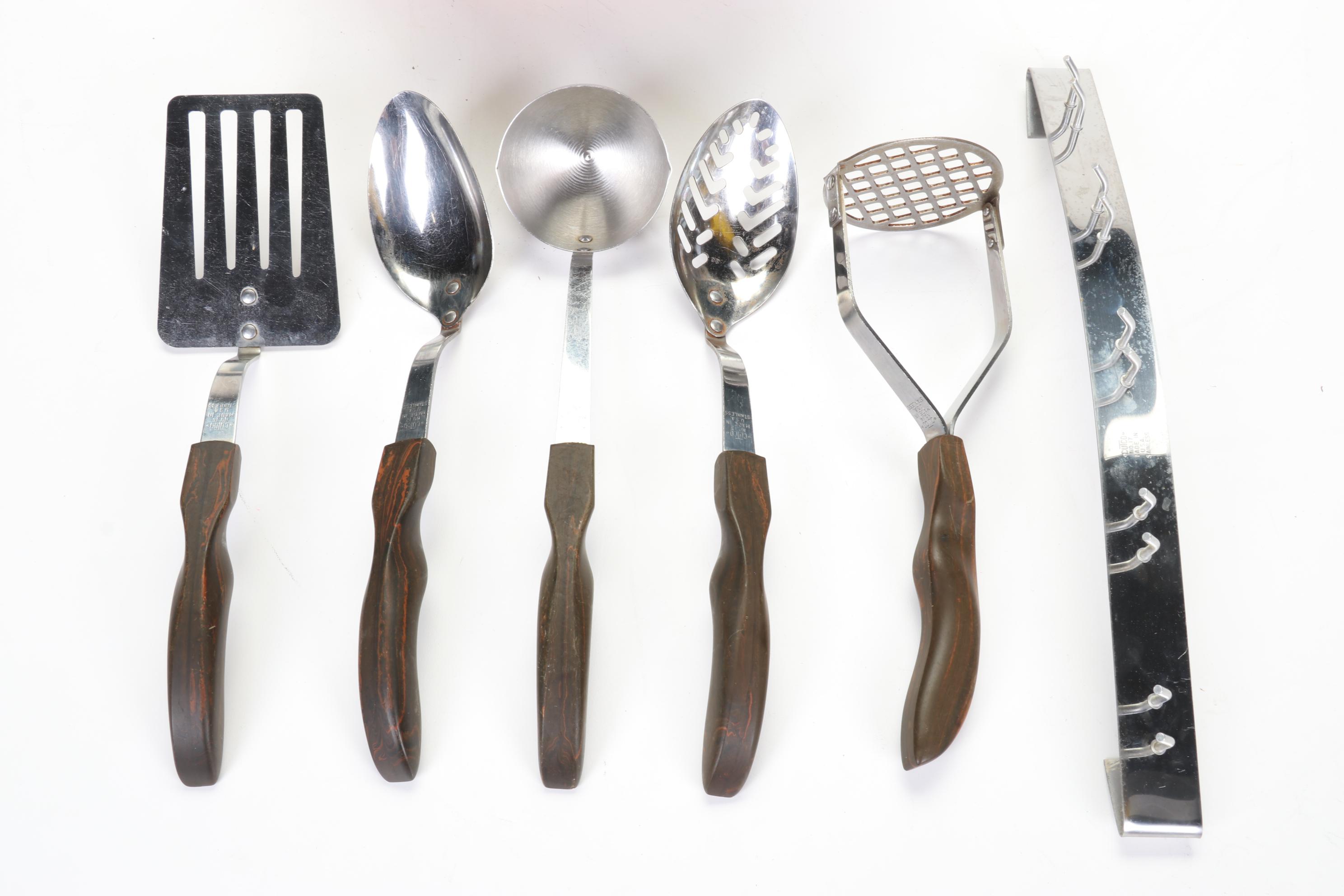 Cutco Cutlery with Block, Serving Utensils, and Other Kitchen Accessories